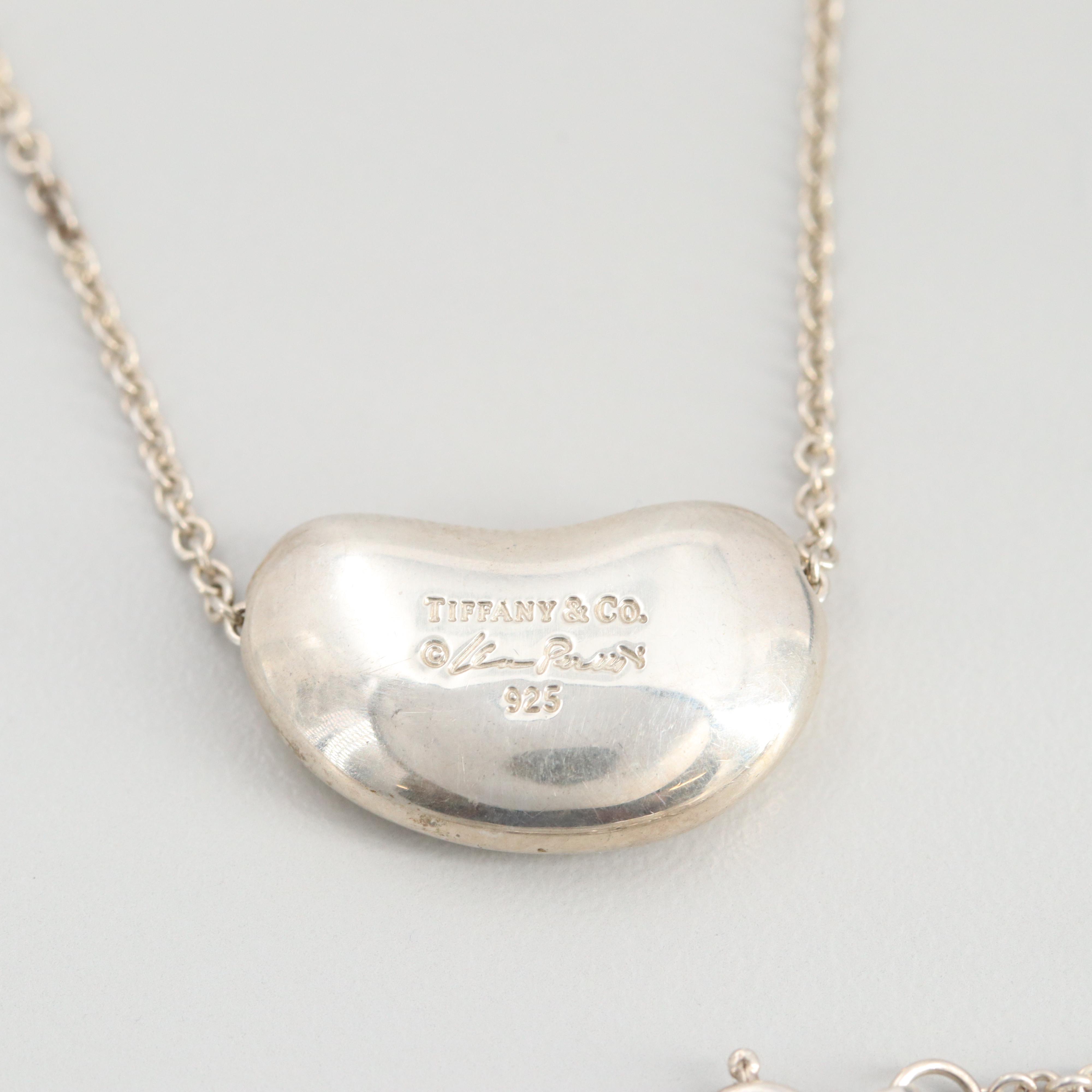 Elsa Peretti for Tiffany & Co. Sterling Silver Bean Necklace