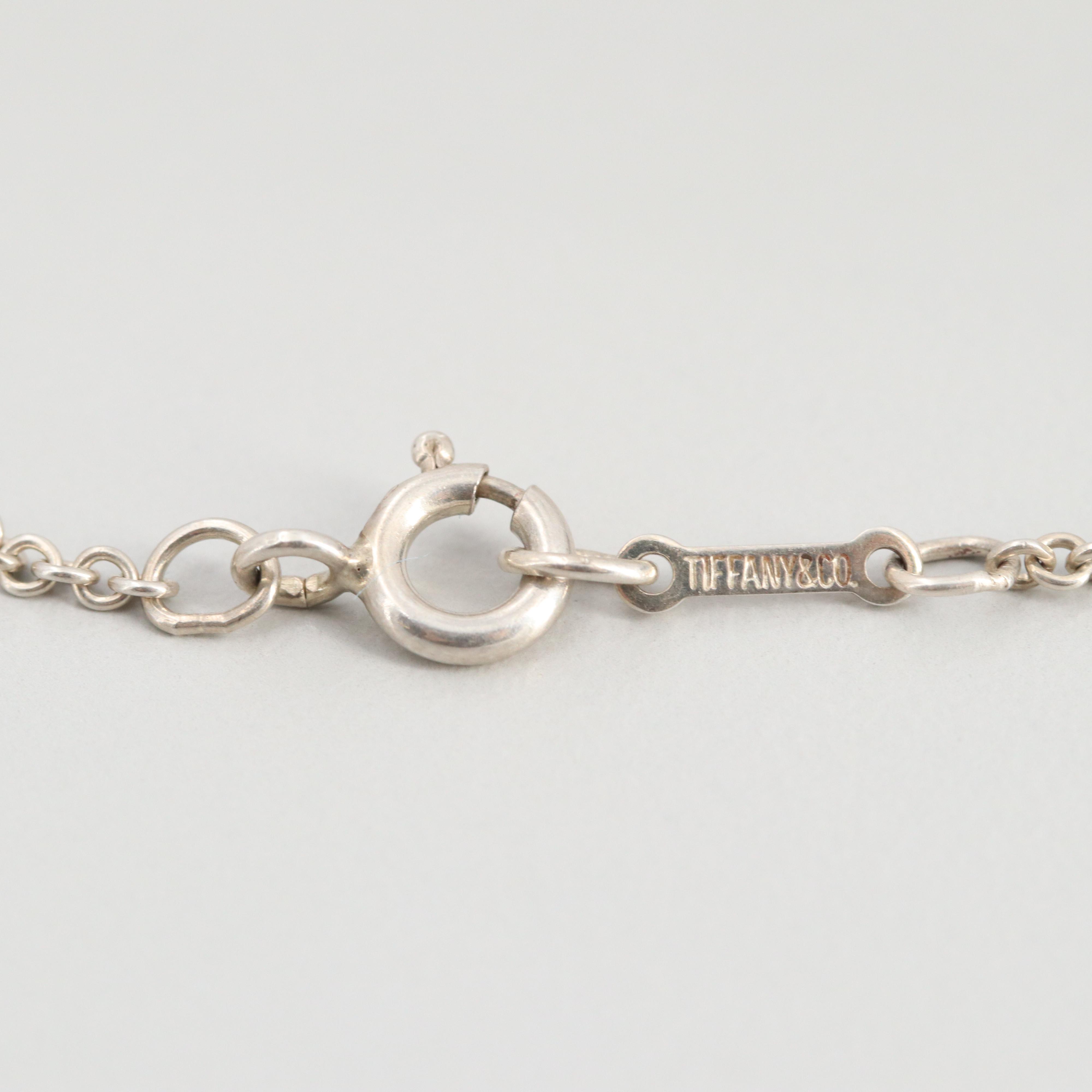 Elsa Peretti for Tiffany & Co. Sterling Silver Bean Necklace