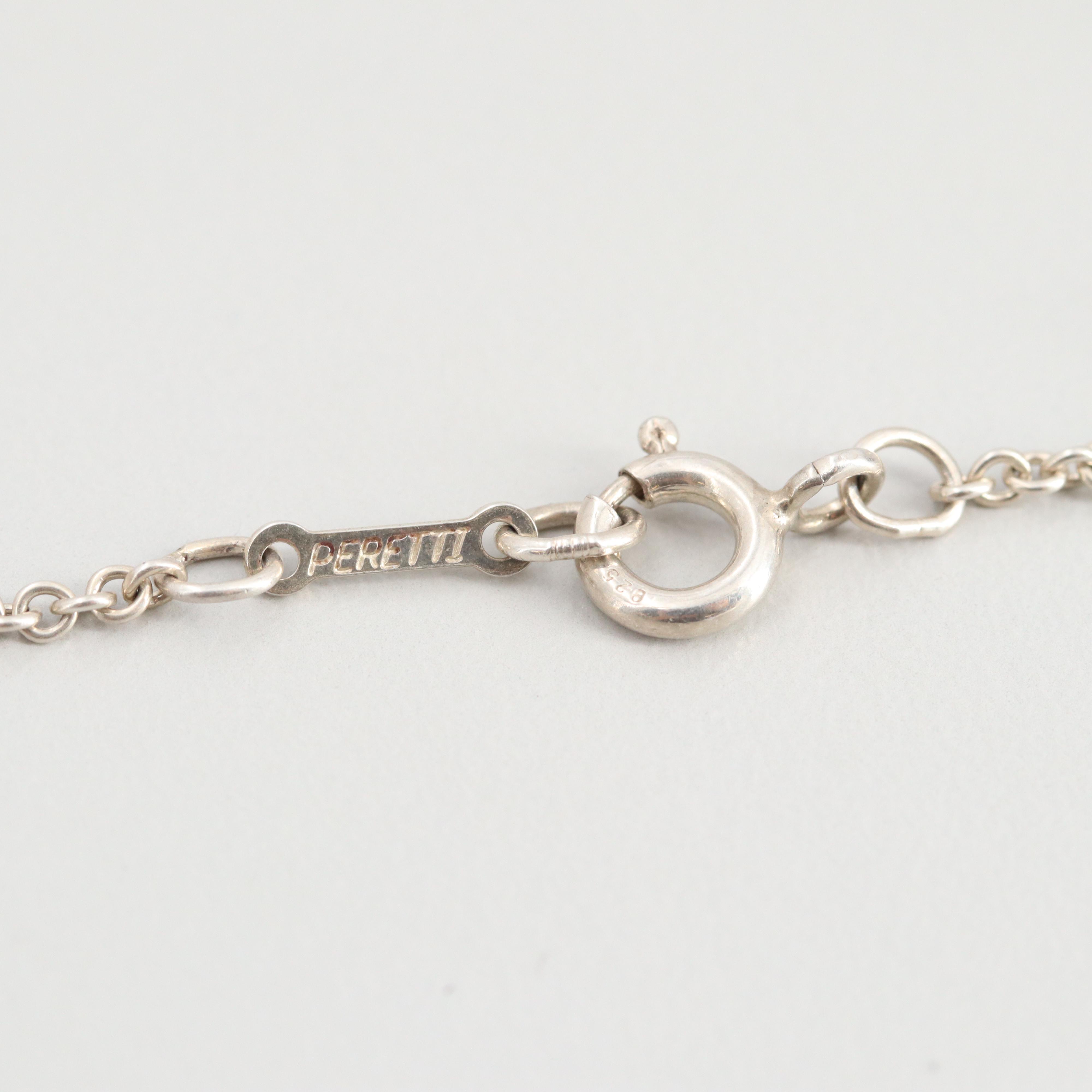 Elsa Peretti for Tiffany & Co. Sterling Silver Bean Necklace