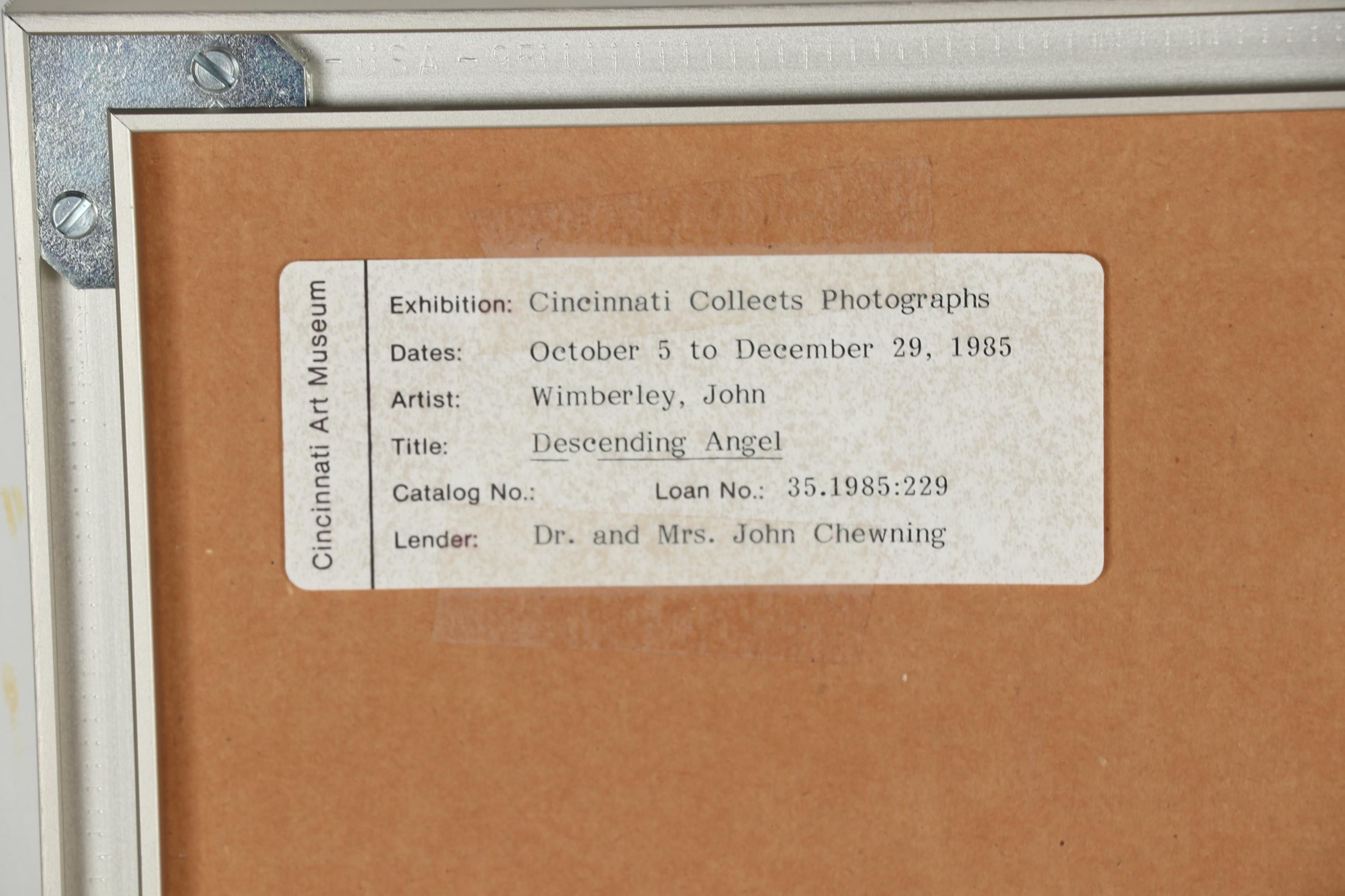 John Wimberley Silver Gelatin Photograph "Descending Angel"