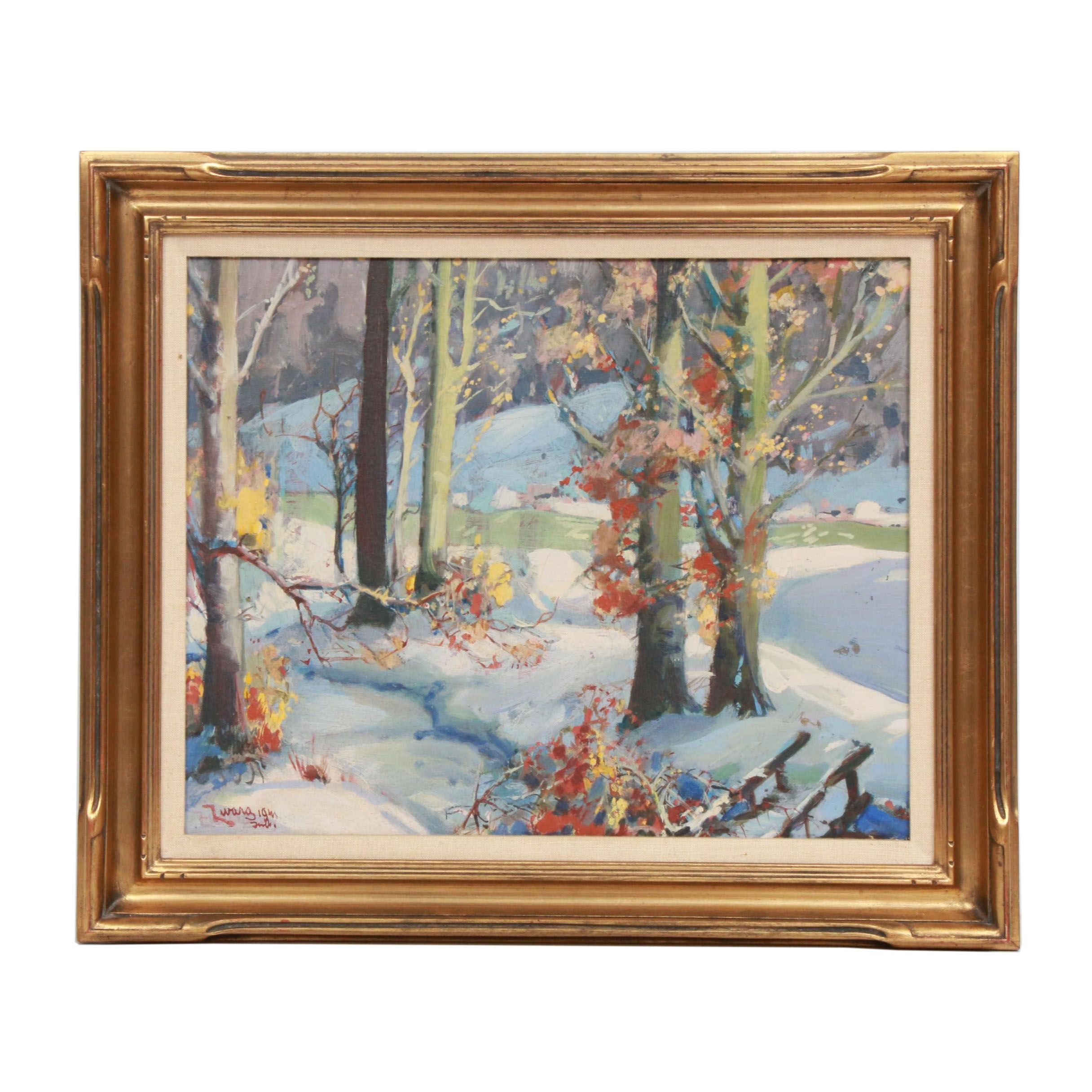 John Zwara Landscape Oil Painting