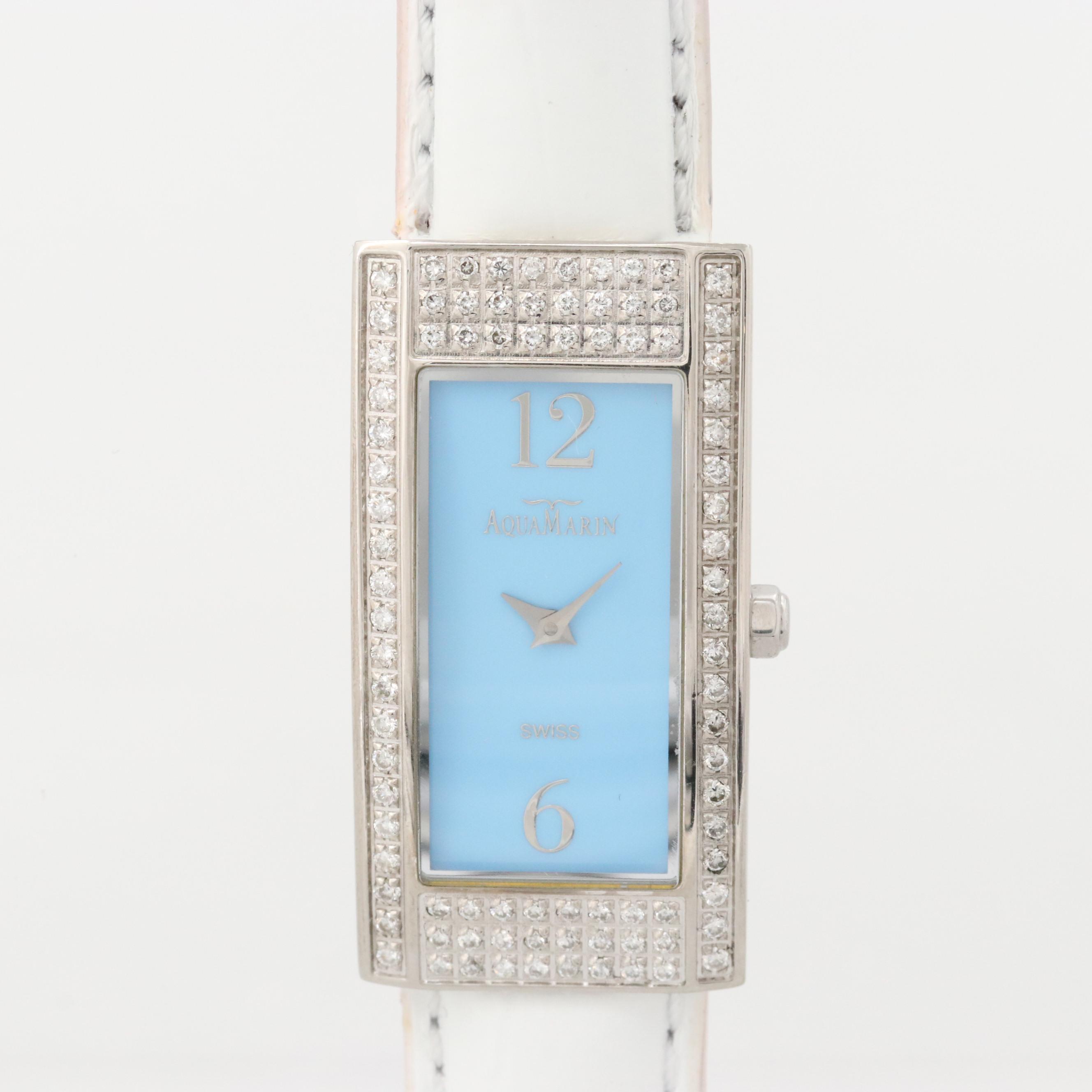 AquaMarin Avalon Stainless Steel and Diamond Quartz Watch