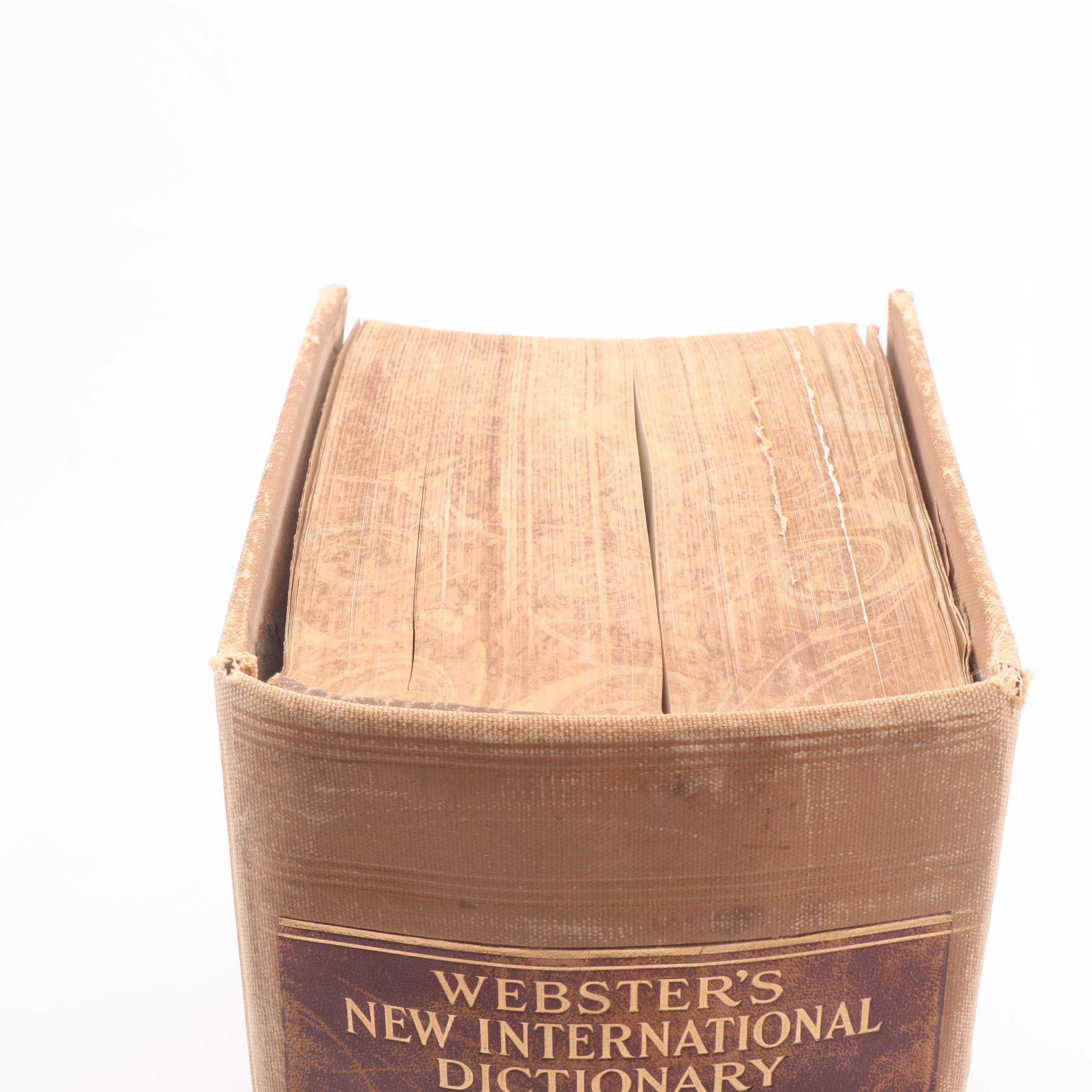 1948 Unabridged "Webster's New International Dictionary of the English Language"