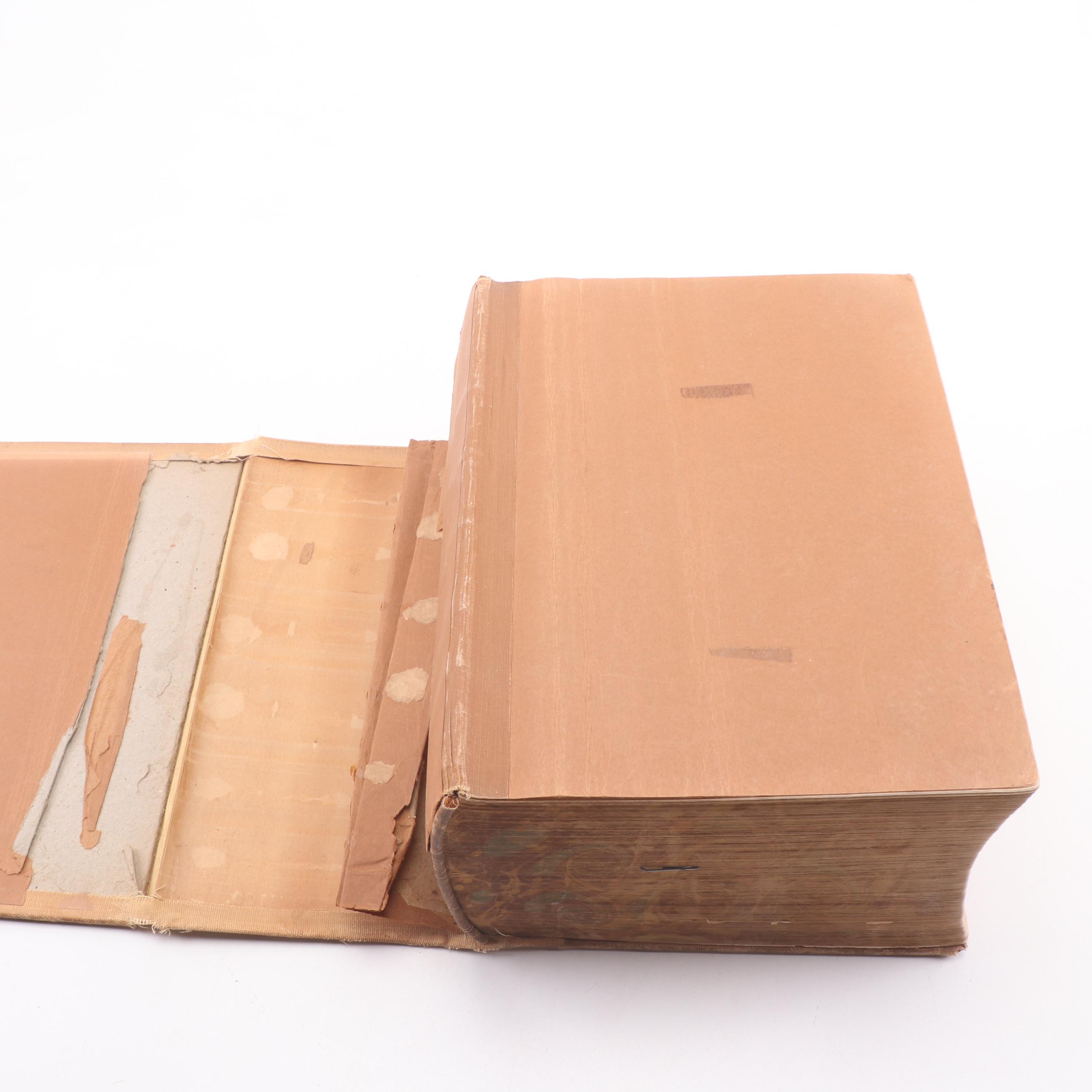 1948 Unabridged "Webster's New International Dictionary of the English Language"