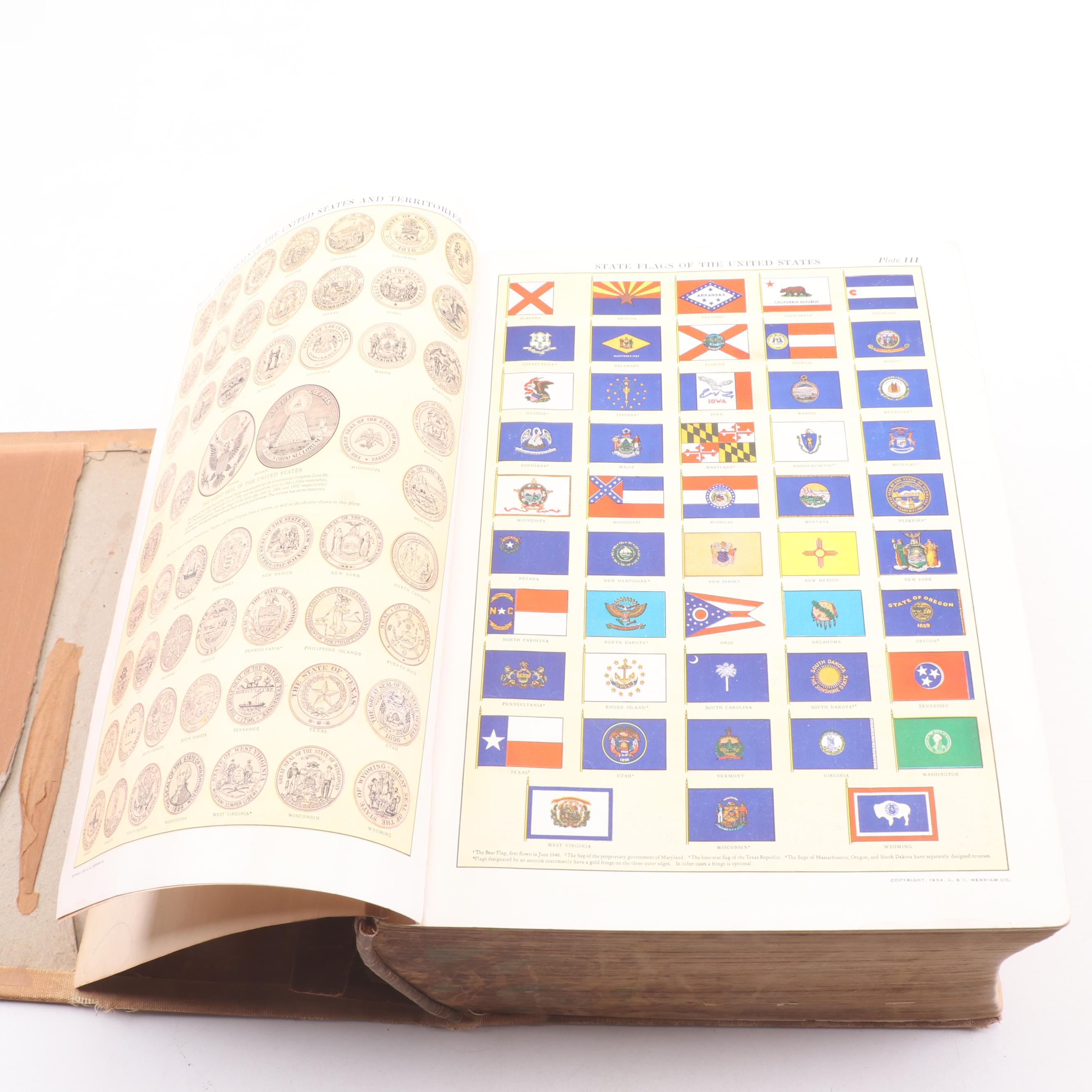 1948 Unabridged "Webster's New International Dictionary of the English Language"