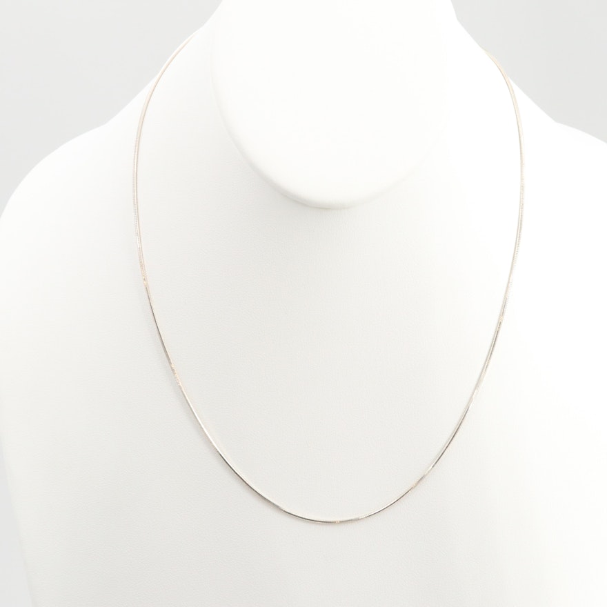 Sterling Silver Chain Necklace