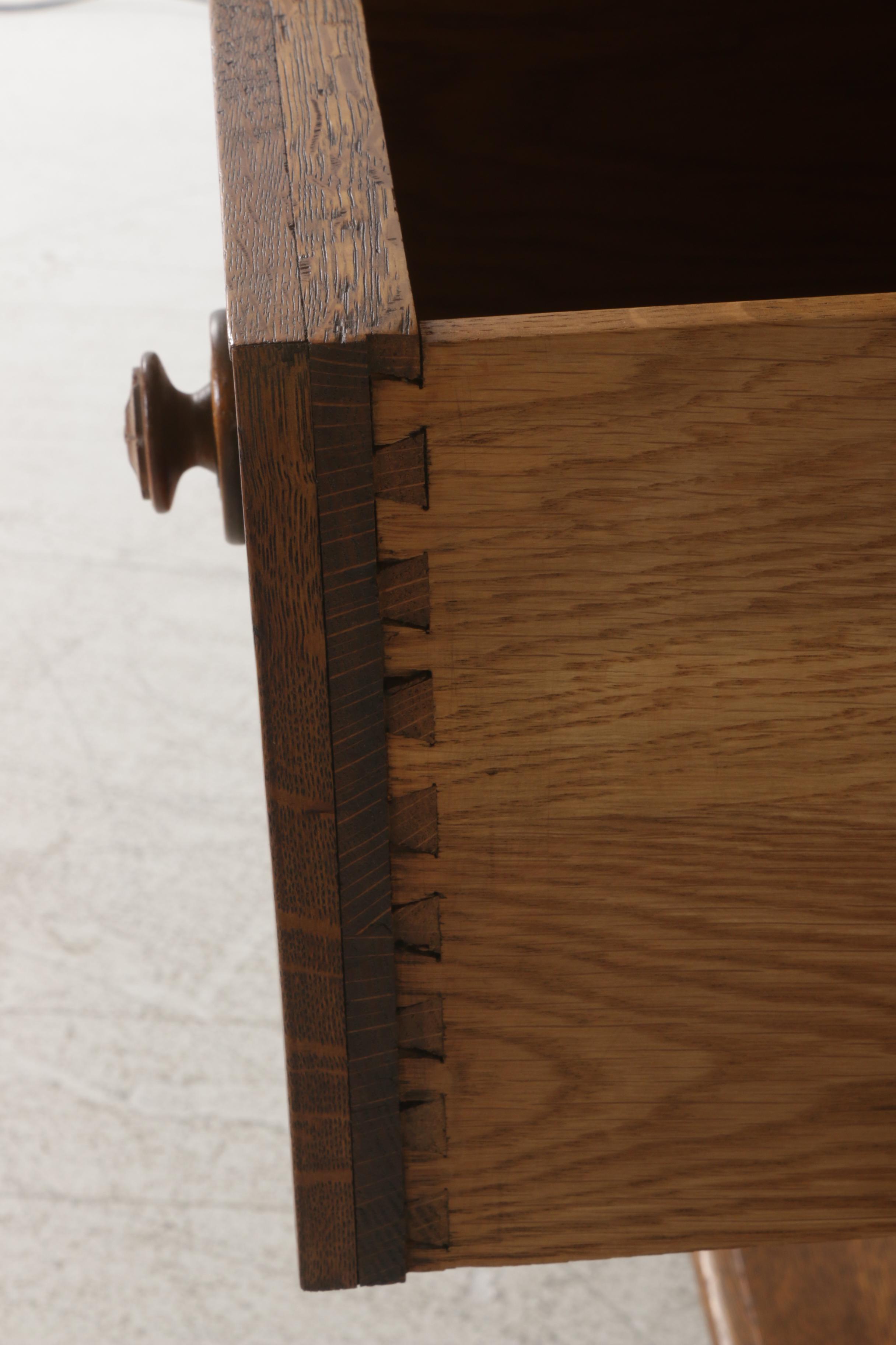 Hecht Brothers Jacobean Style Wooden Court Cabinet