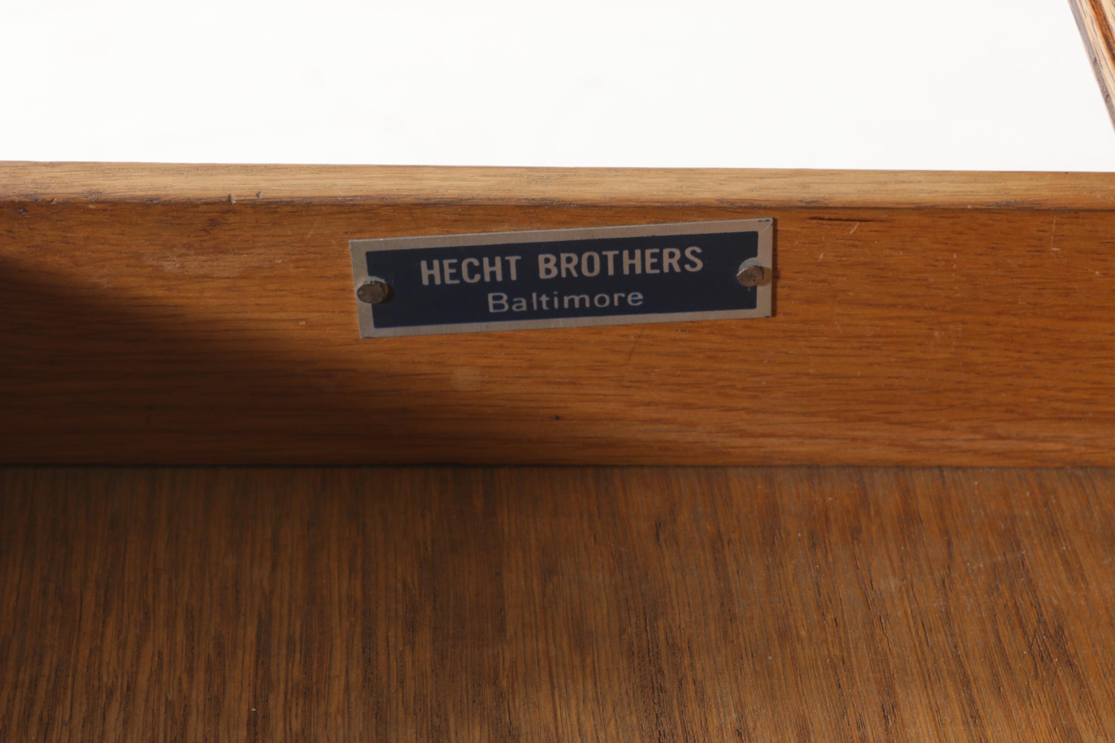 Hecht Brothers Jacobean Style Wooden Court Cabinet