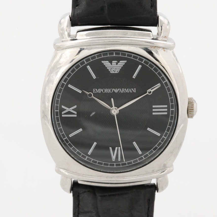 Emporio Armani Stainless Steel Wristwatch