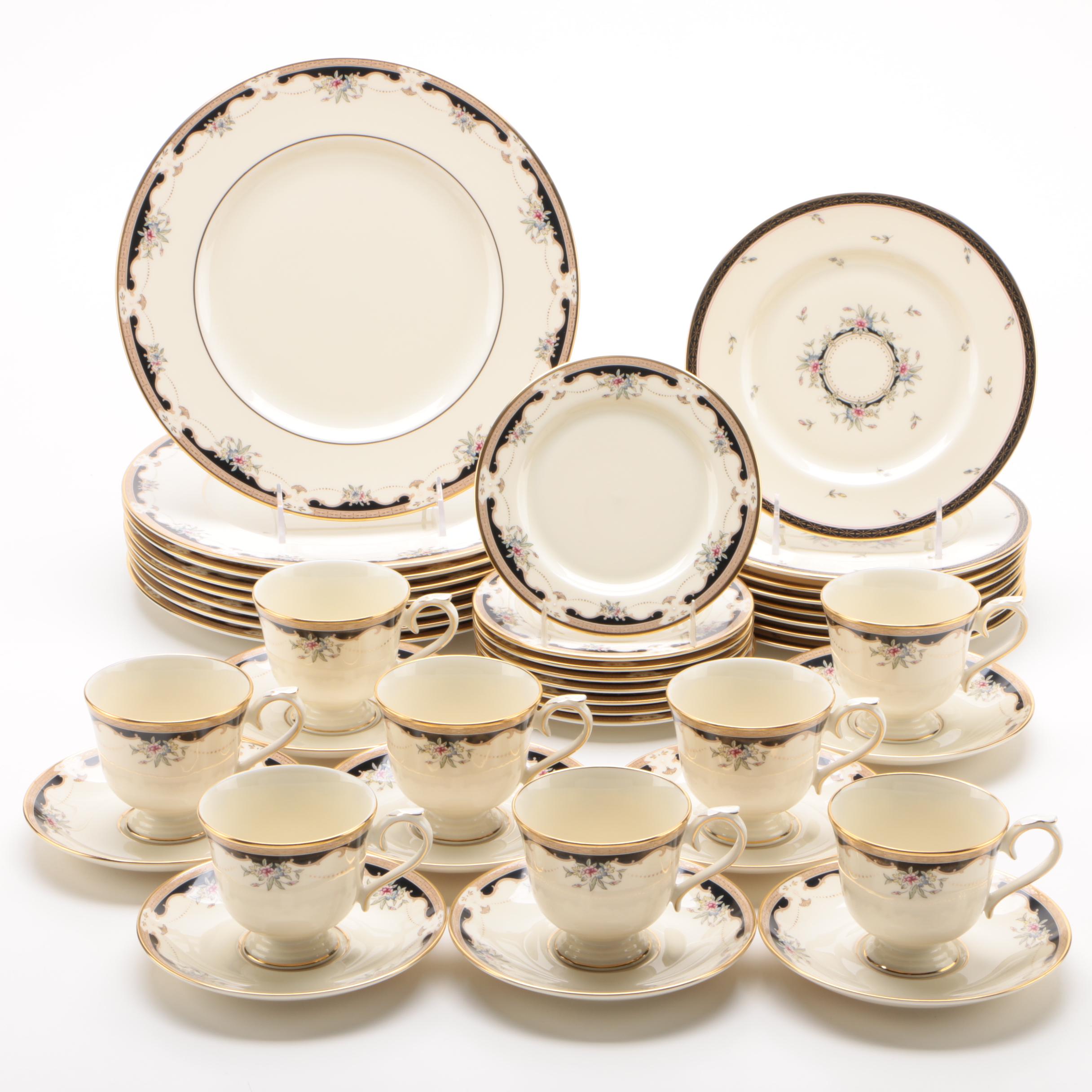 Lenox "Hartwell House" Bone China Five-Piece Dinnerware Service for Eight
