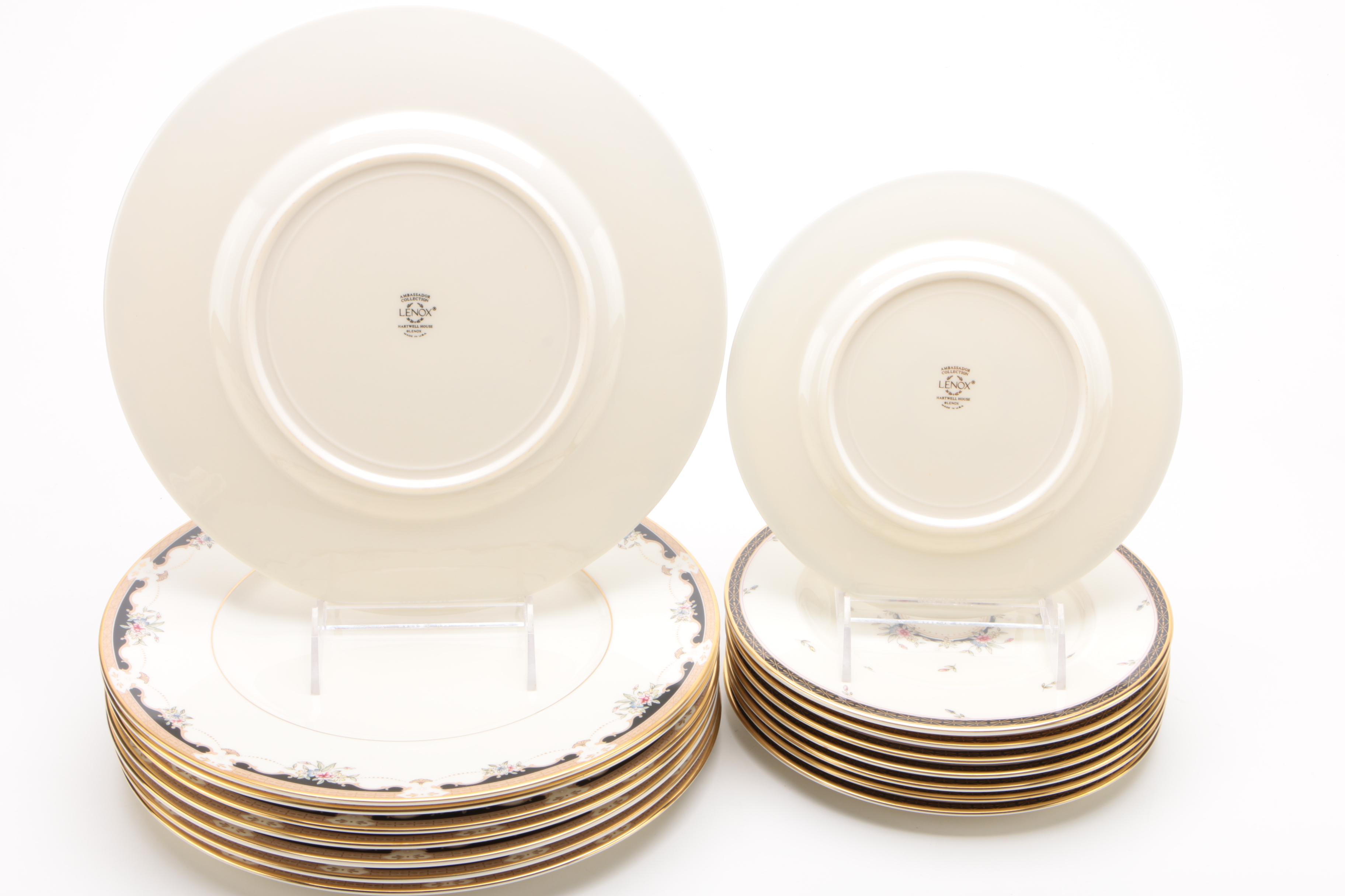 Lenox "Hartwell House" Bone China Five-Piece Dinnerware Service for Eight