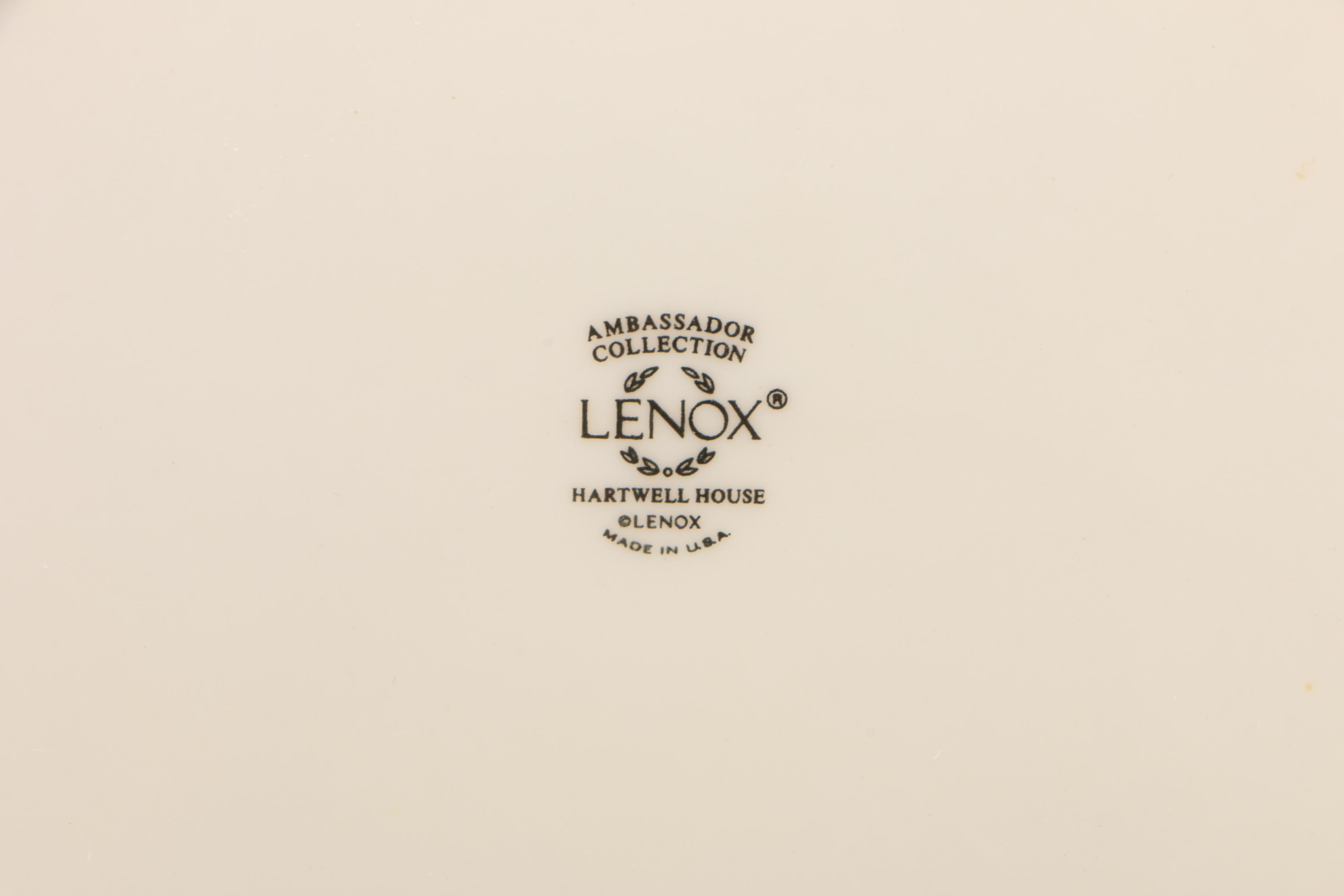 Lenox "Hartwell House" Bone China Five-Piece Dinnerware Service for Eight