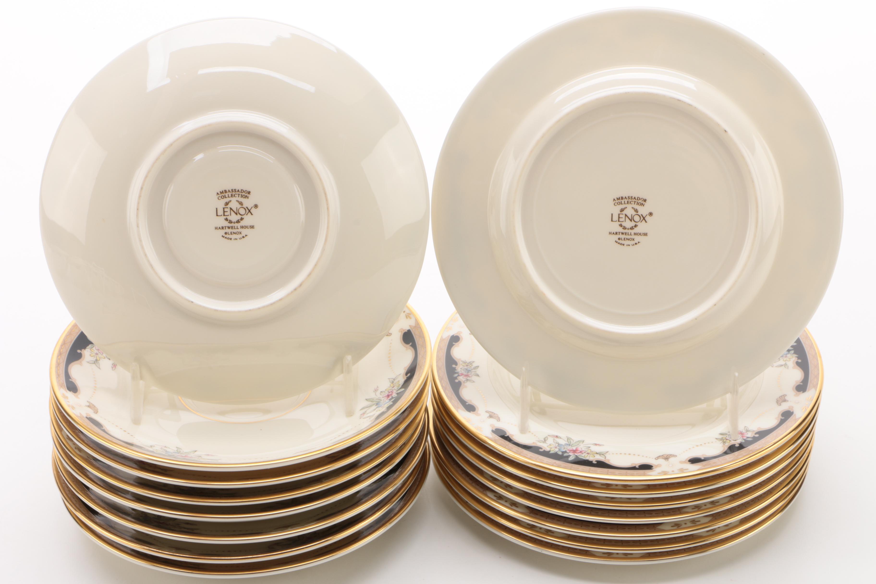 Lenox "Hartwell House" Bone China Five-Piece Dinnerware Service for Eight