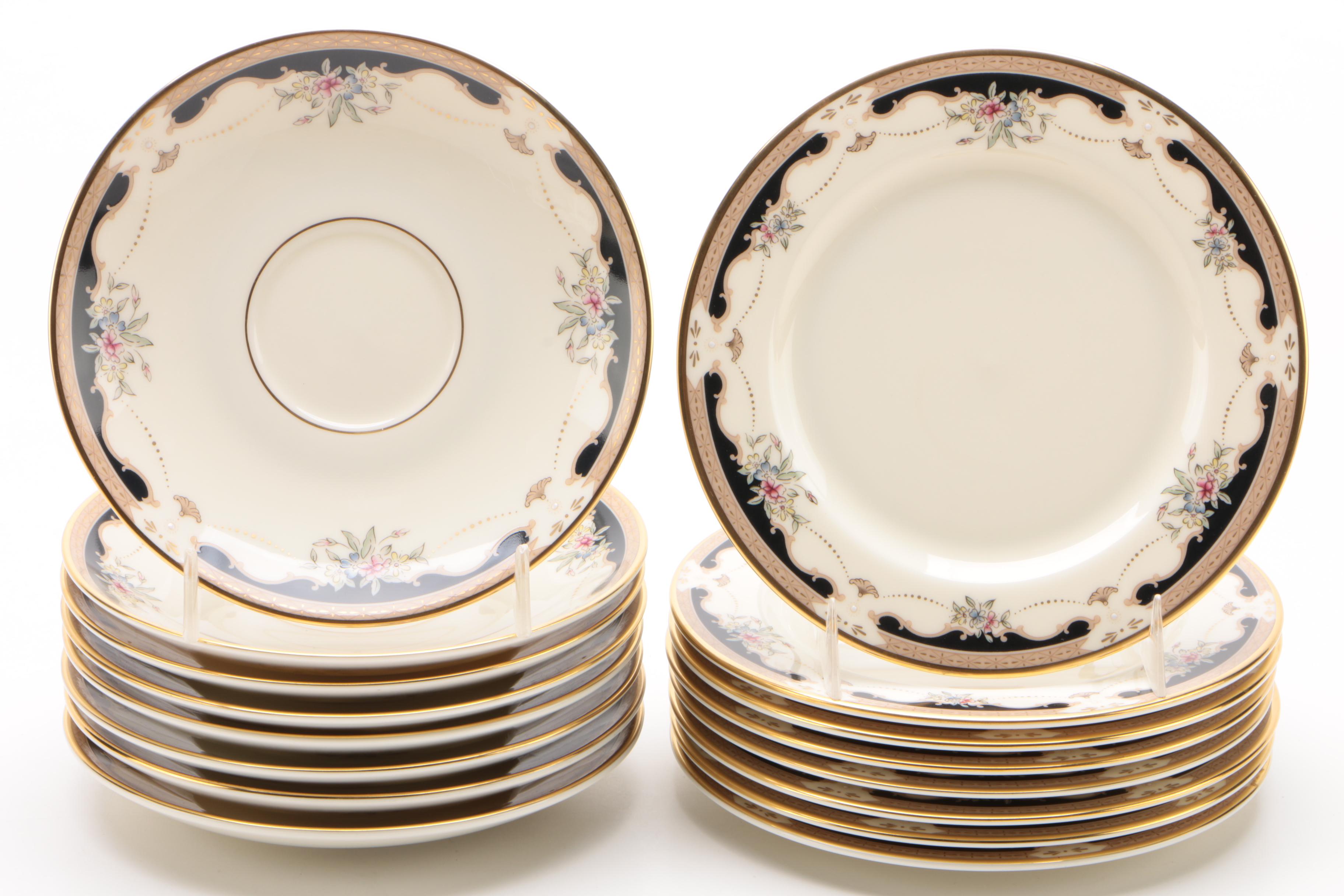 Lenox "Hartwell House" Bone China Five-Piece Dinnerware Service for Eight