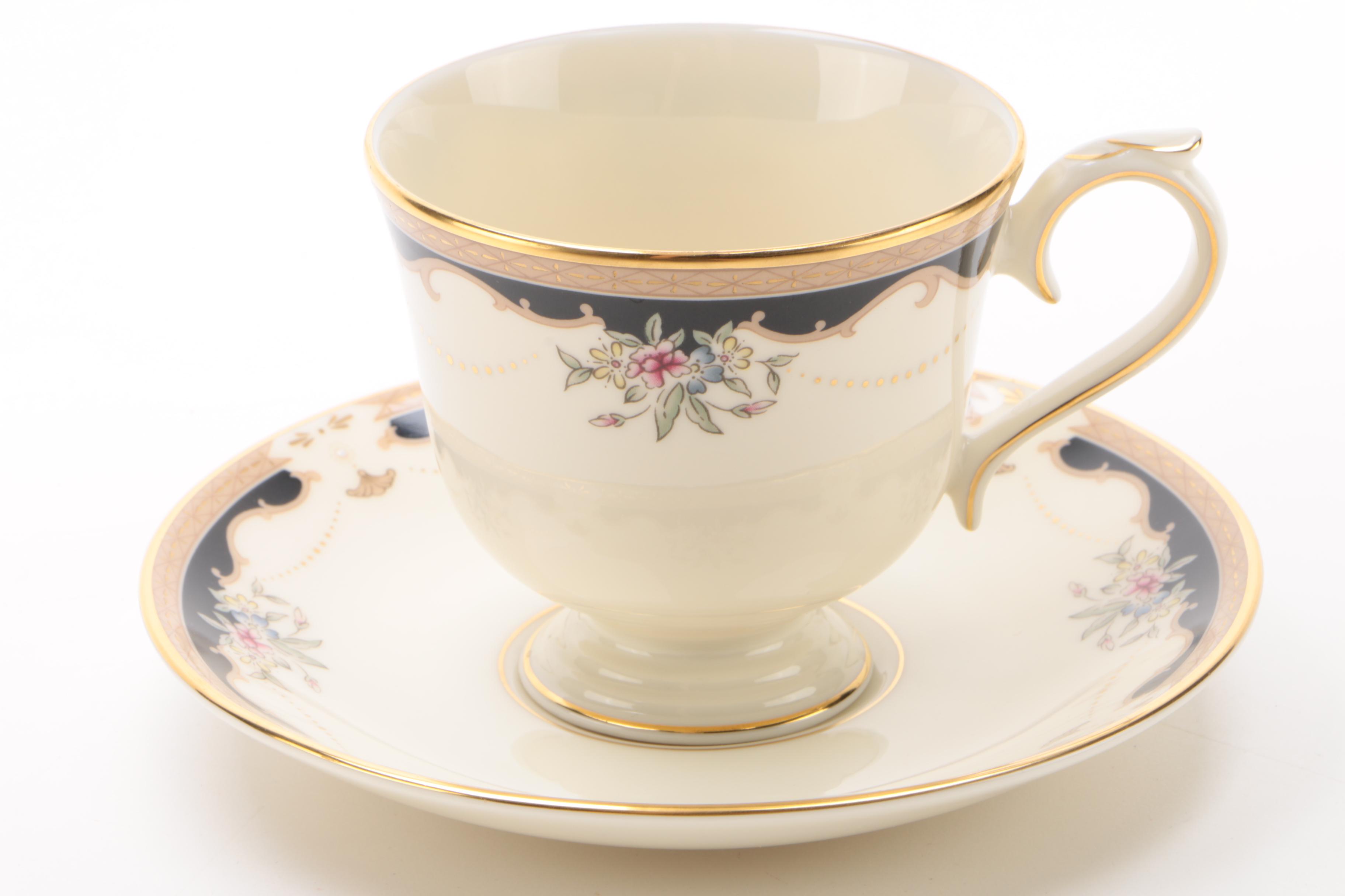 Lenox "Hartwell House" Bone China Five-Piece Dinnerware Service for Eight