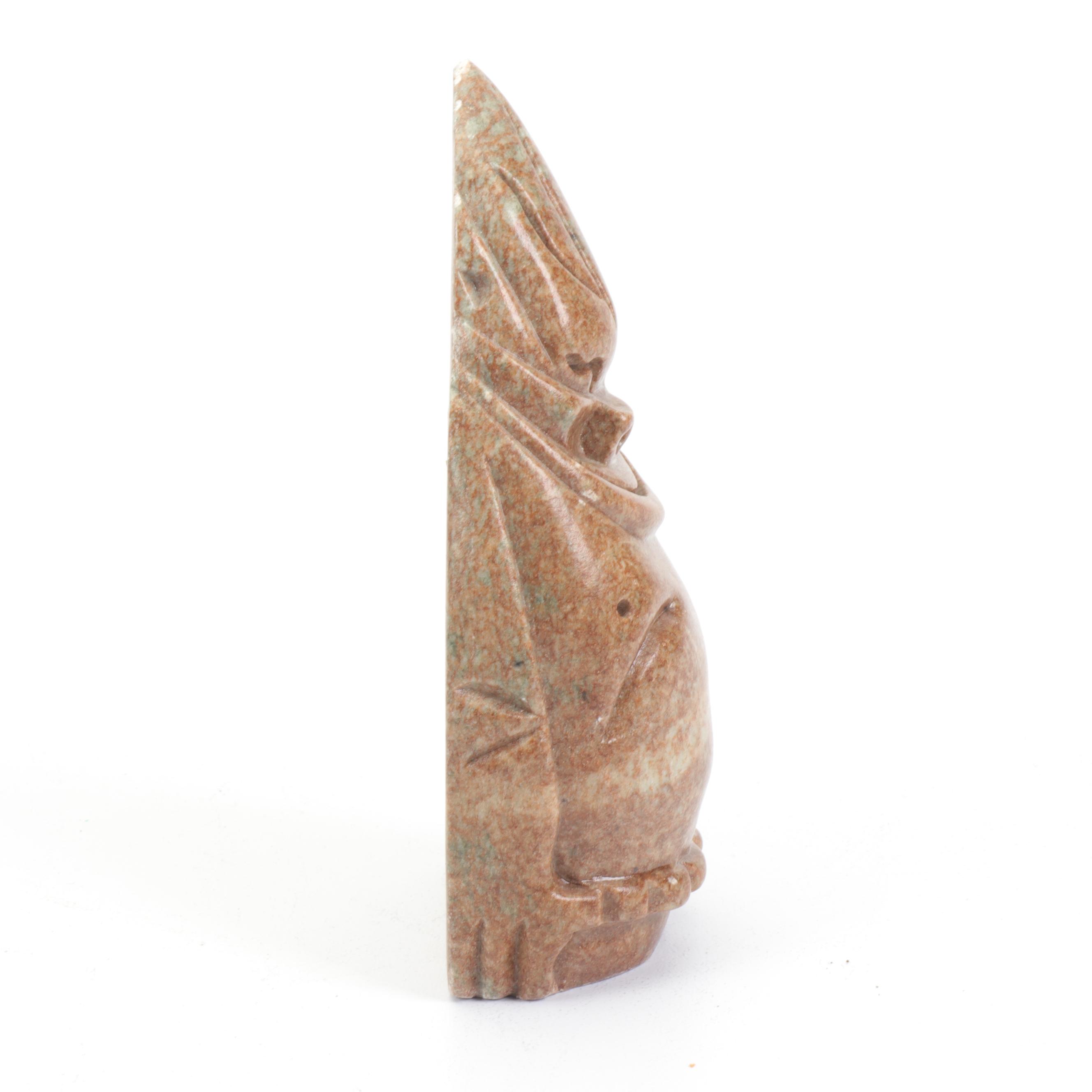 Alaskan Carved Stone Sculpture