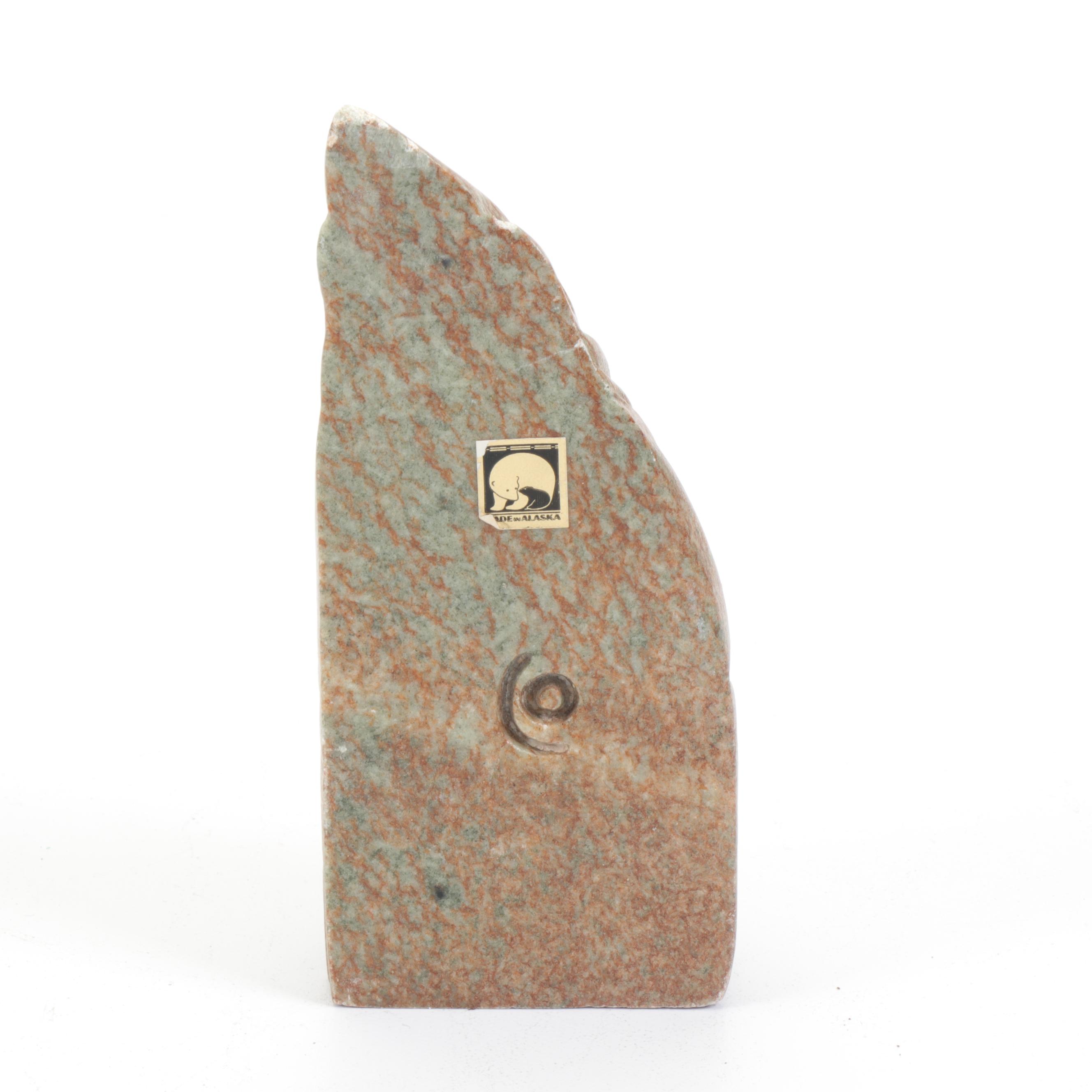 Alaskan Carved Stone Sculpture