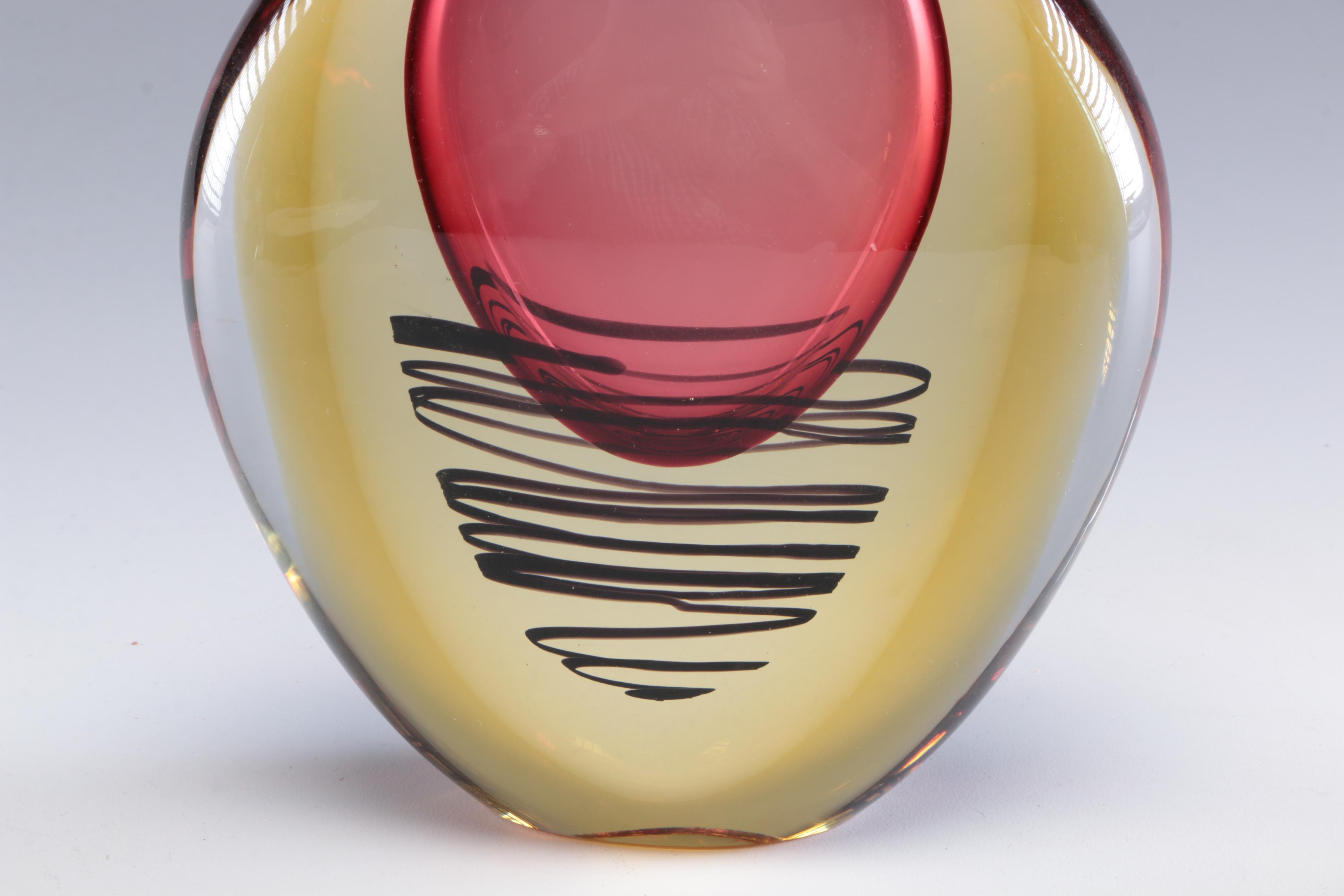 Murano Blown Glass Vases