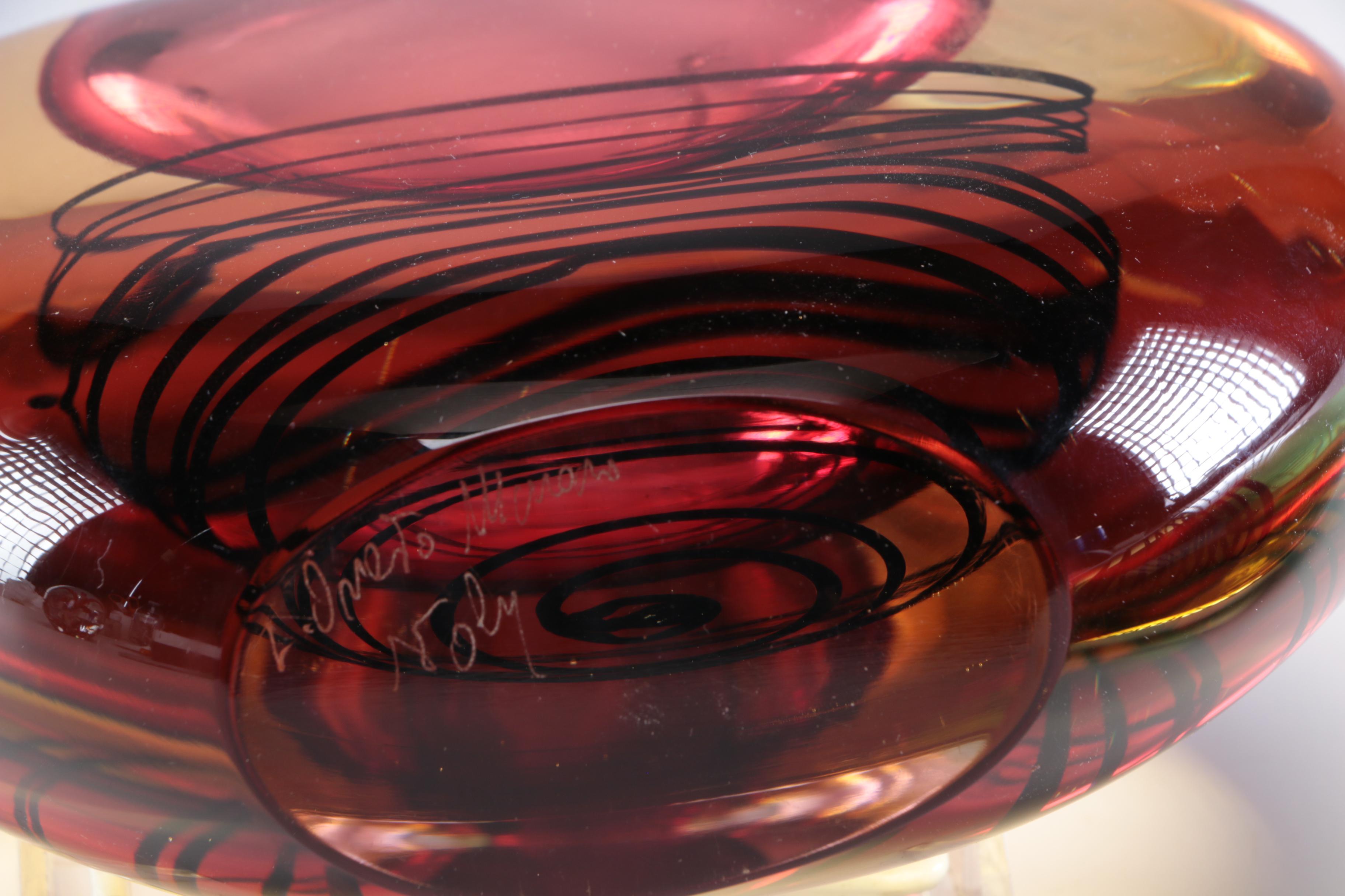 Murano Blown Glass Vases