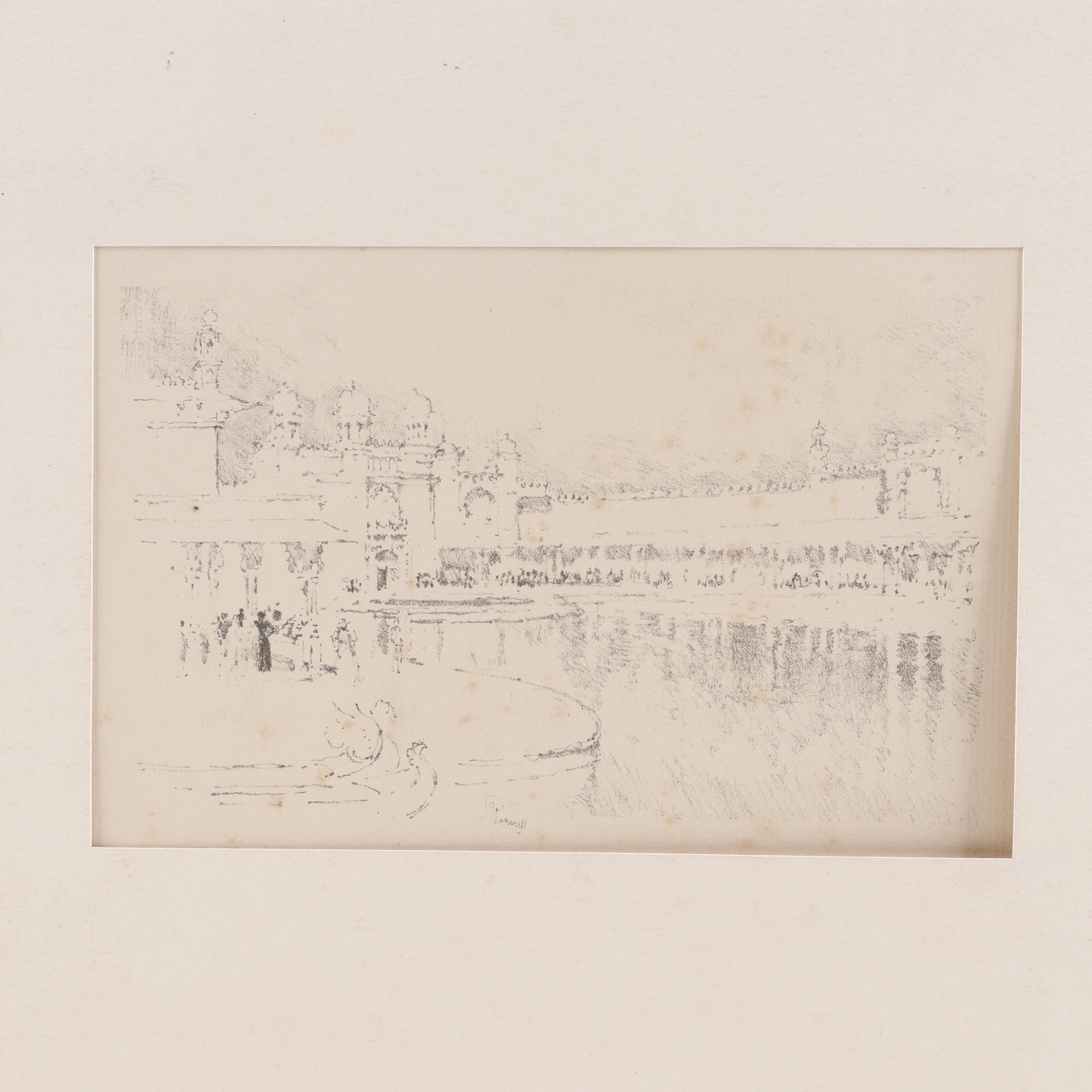 Joseph Pennell Lithograph "Venice"