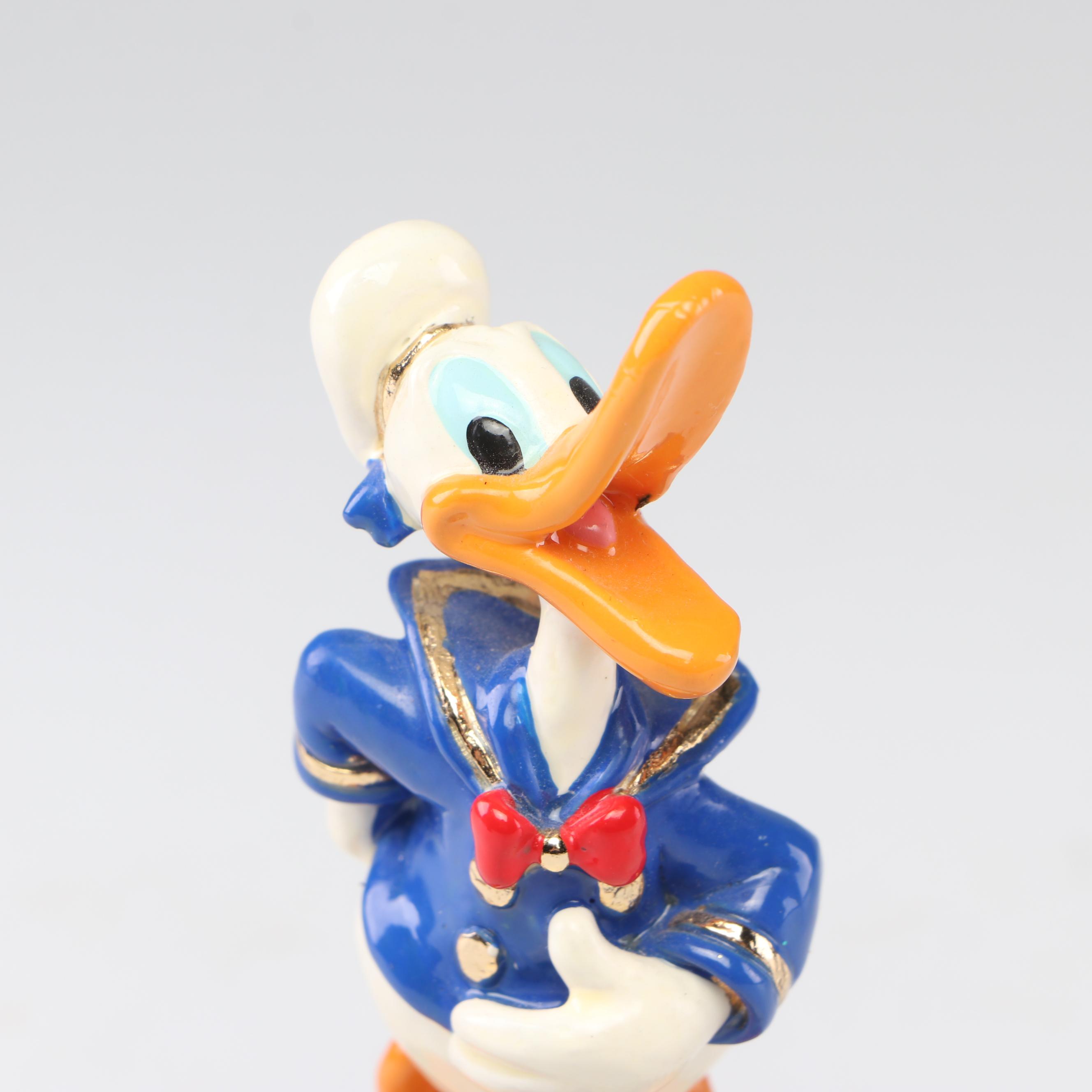 Ron Lee "Donald Duck" Limited Edition 65th Anniversary Figurine on Onyx Base