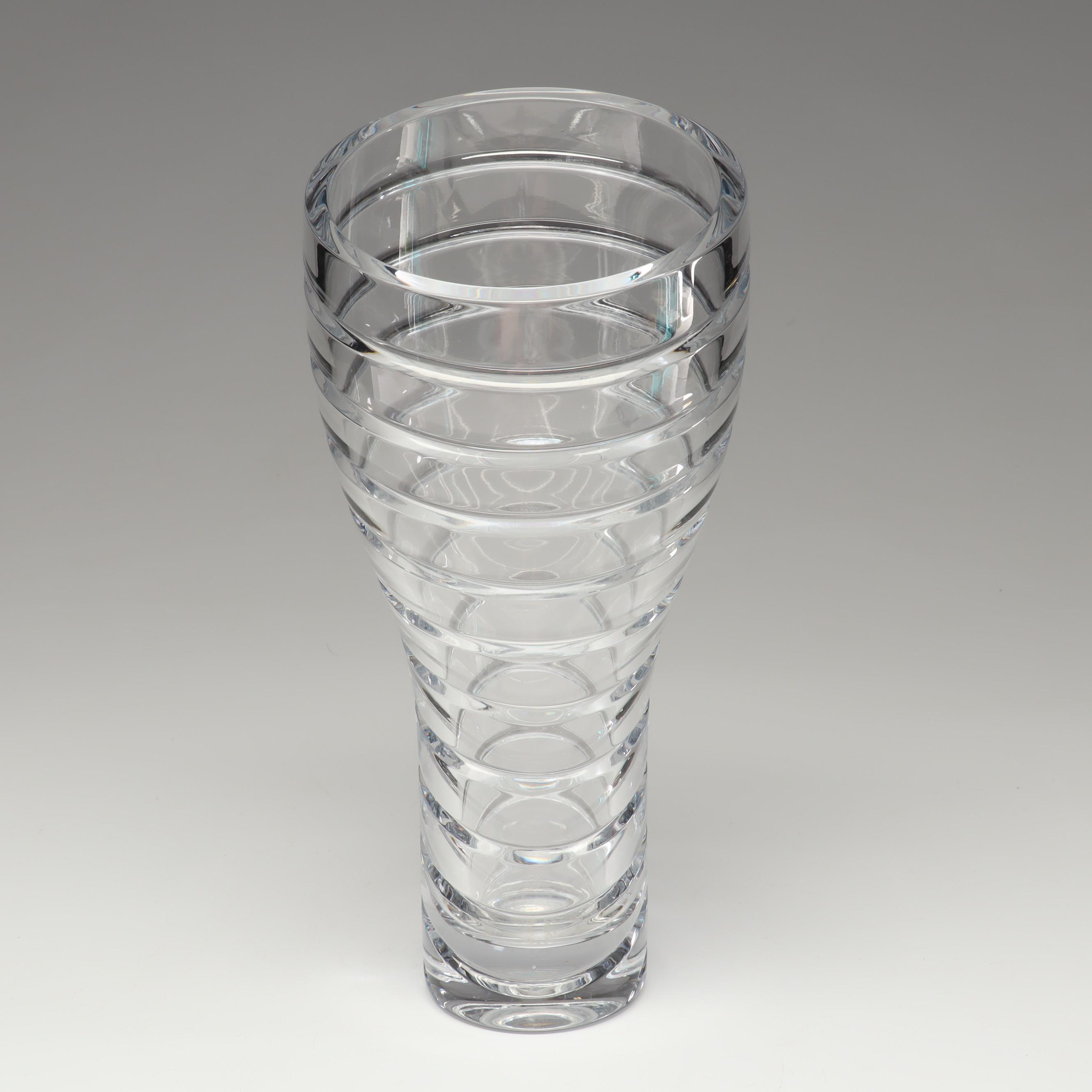 Nambé Crystal Vase