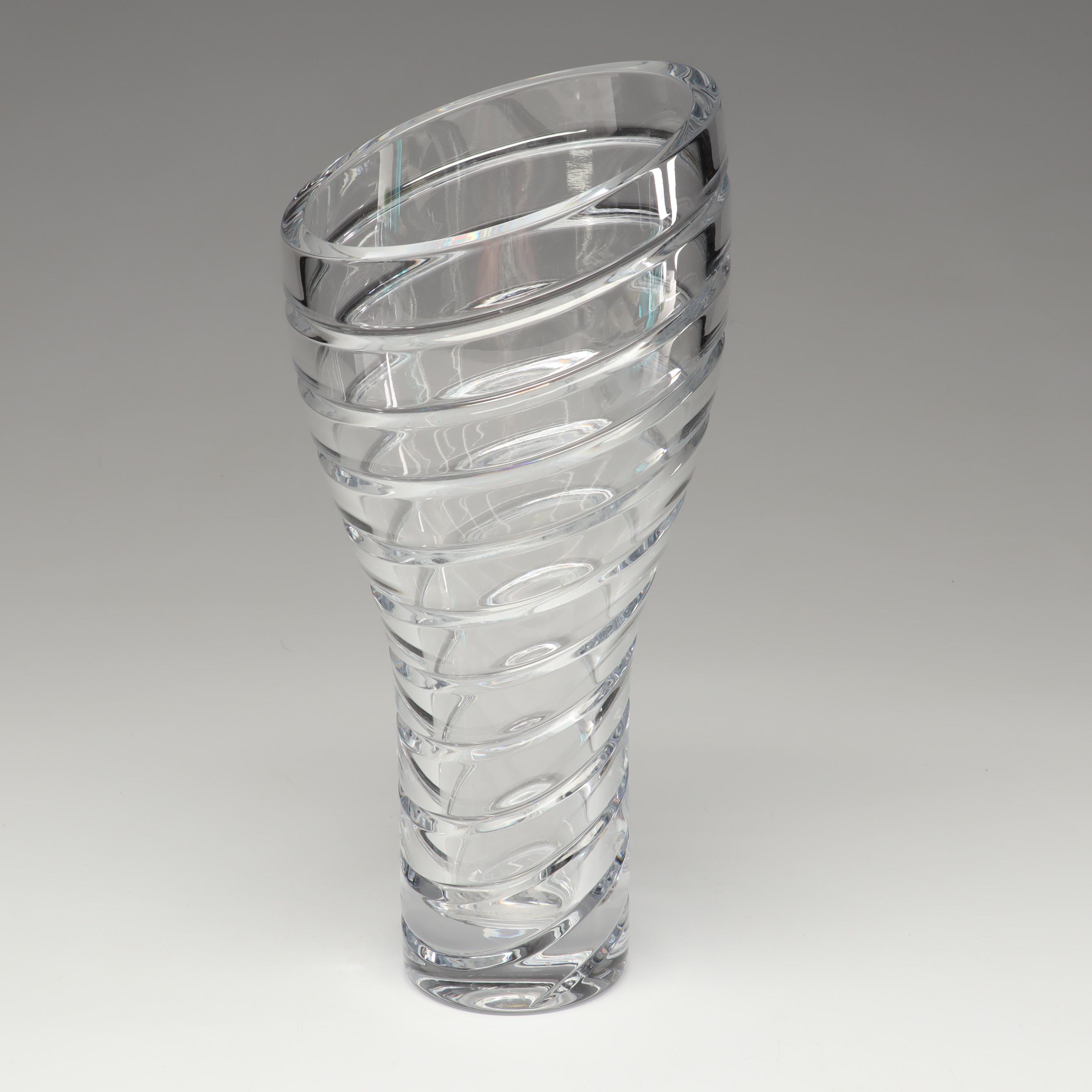 Nambé Crystal Vase