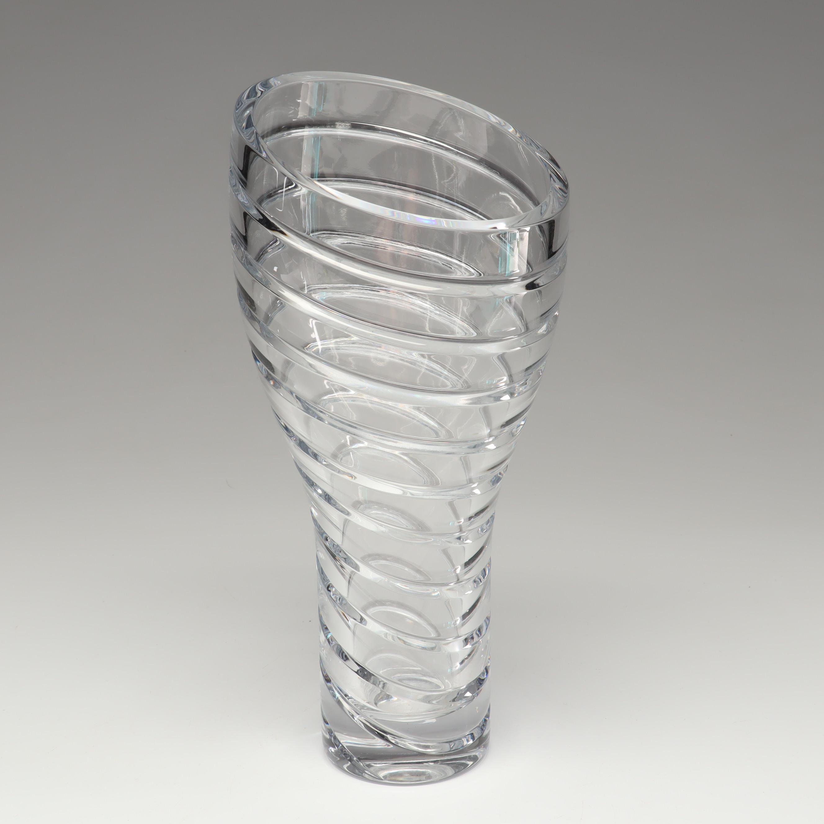 Nambé Crystal Vase