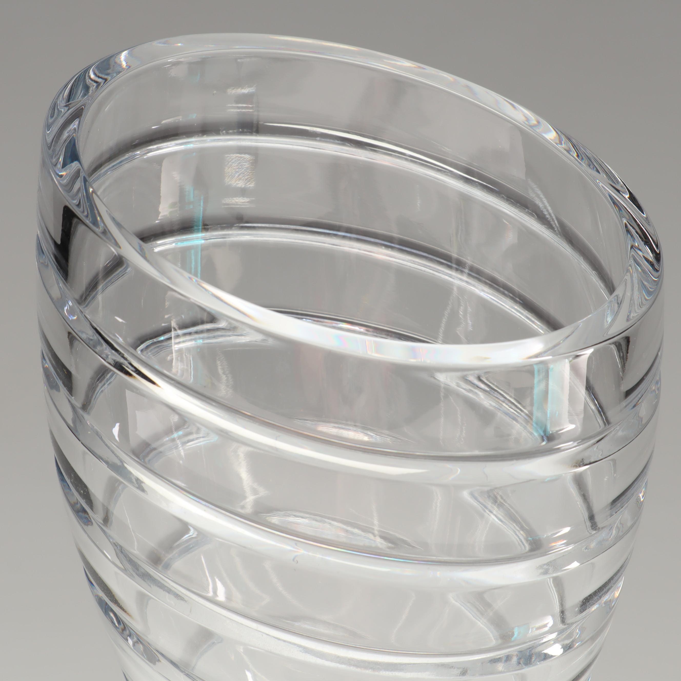 Nambé Crystal Vase