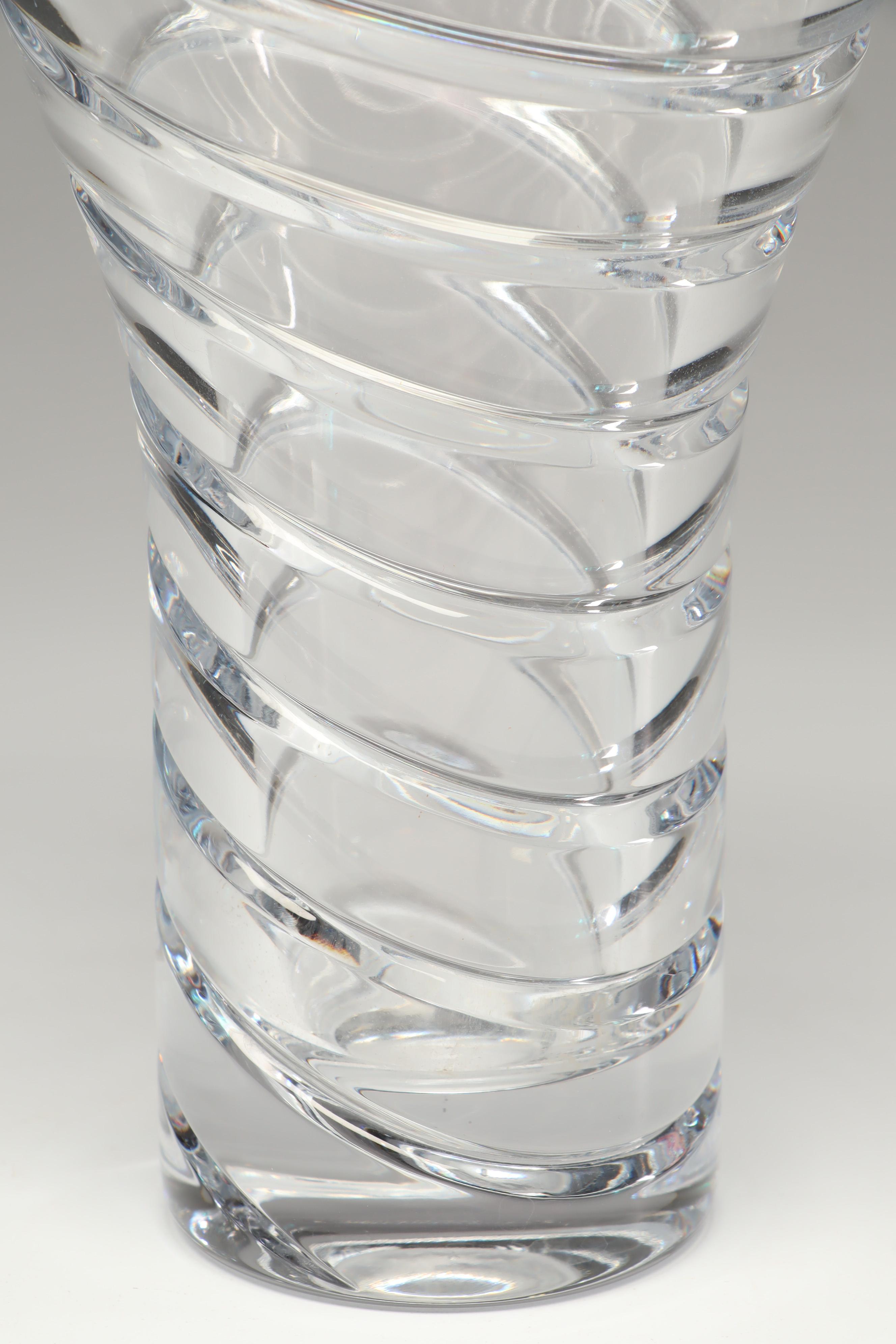 Nambé Crystal Vase