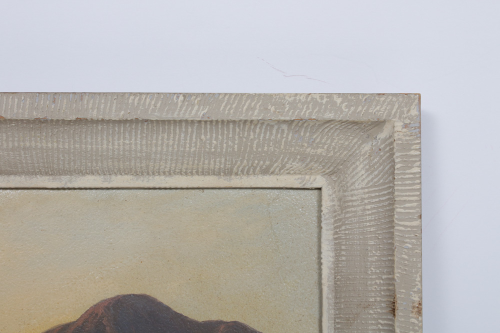 Paul W. Crutcher California Desert Oil Painting