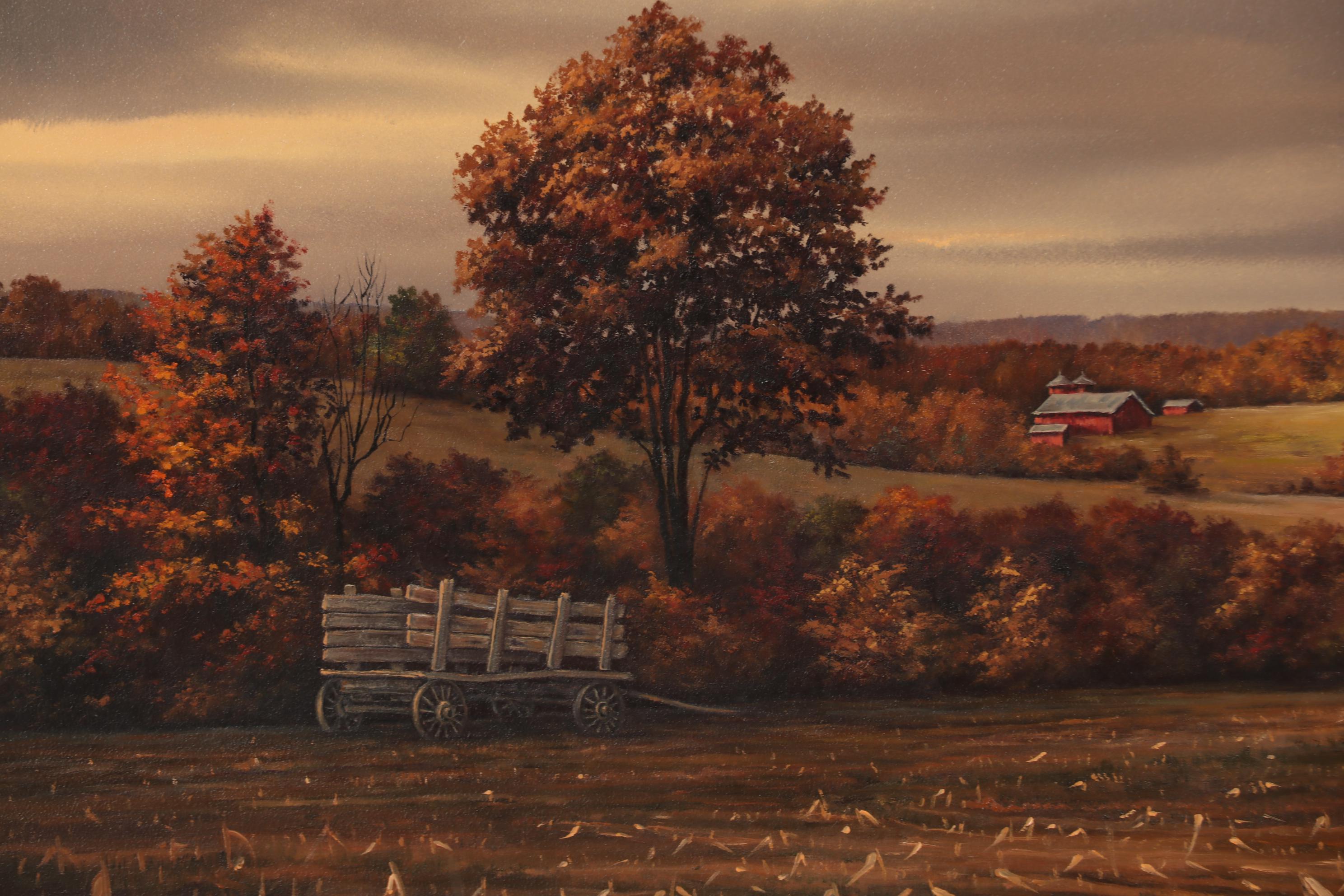 Elli Bodo Oil Painting "The Harvest is In"