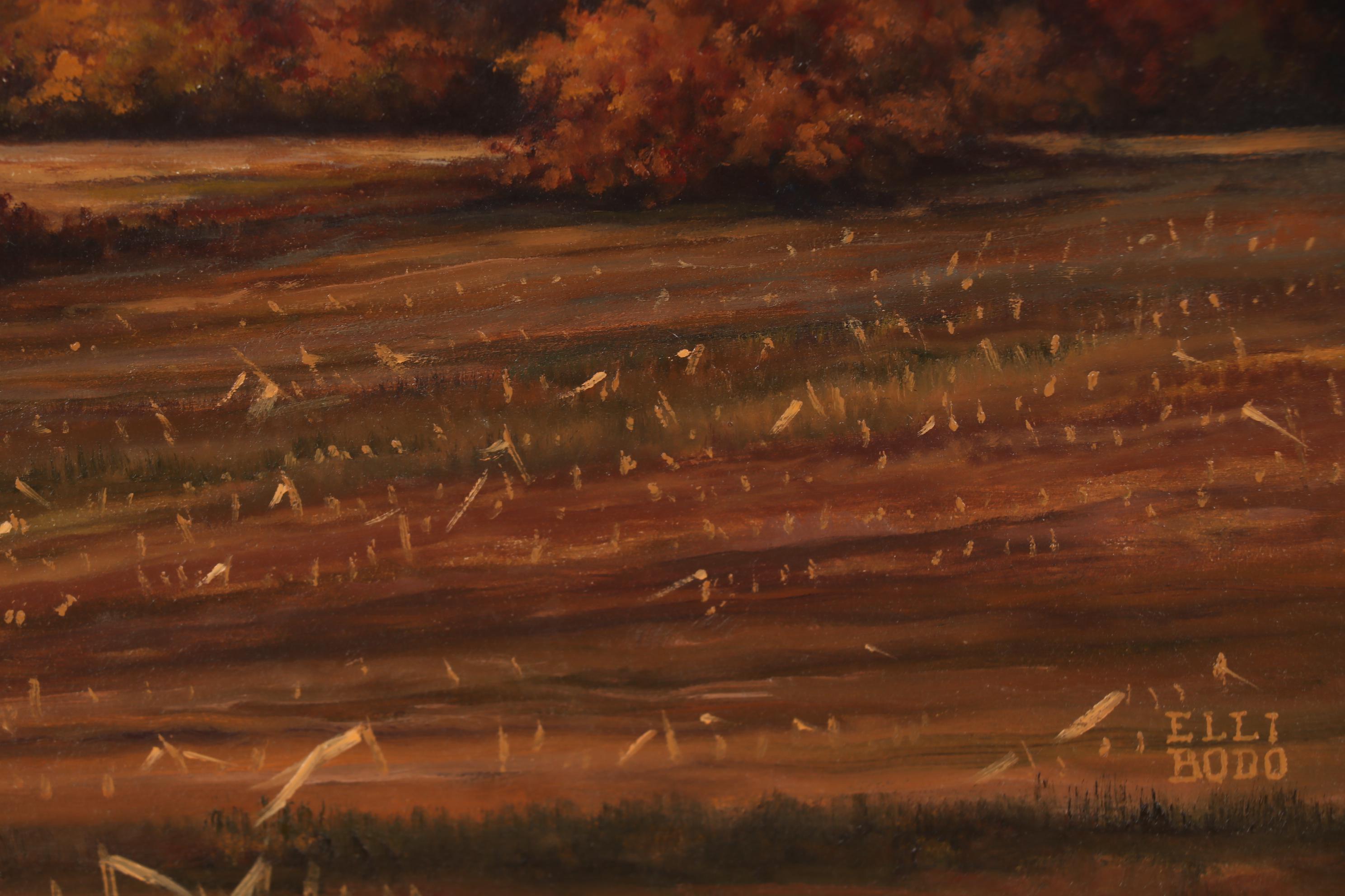 Elli Bodo Oil Painting "The Harvest is In"