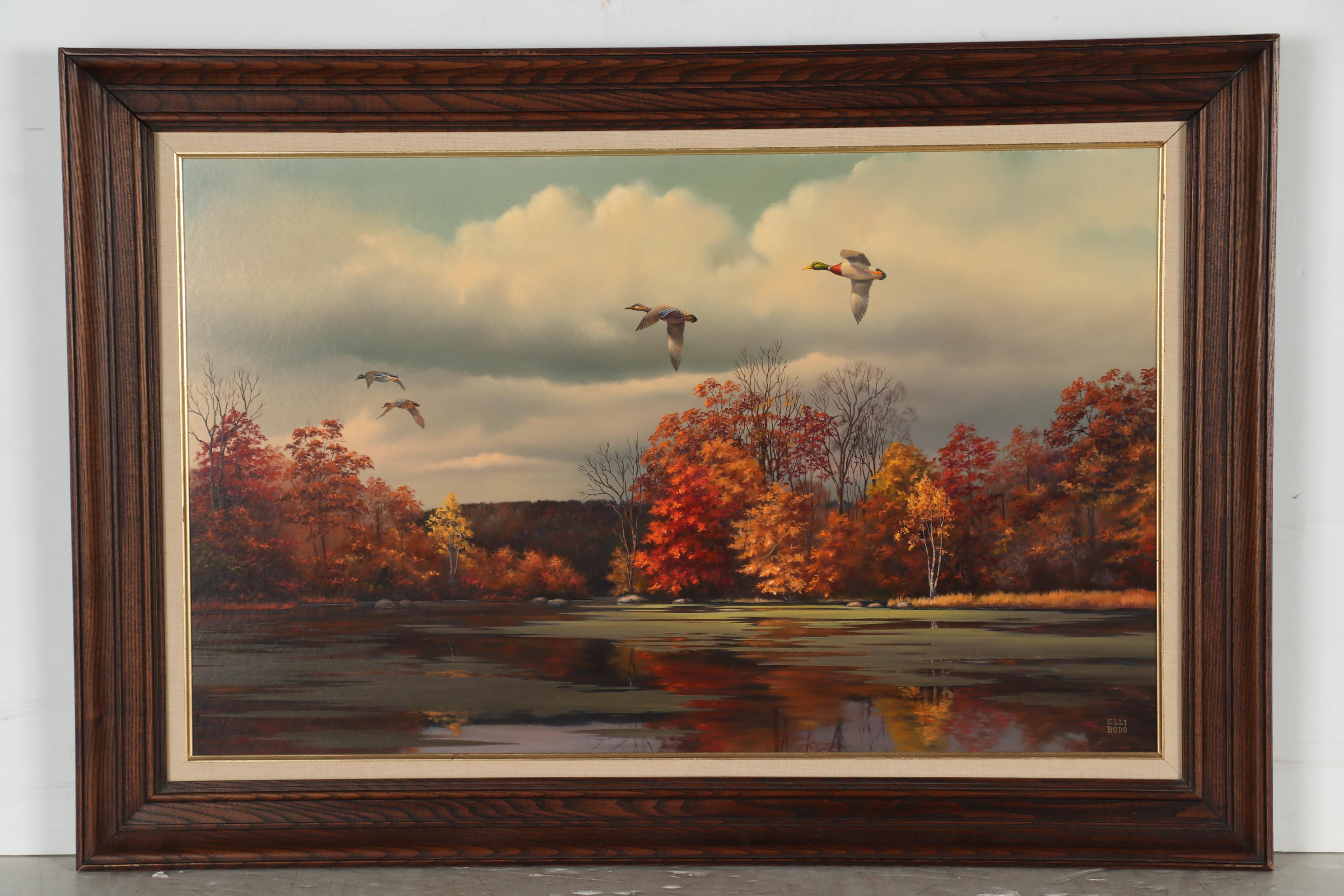 Elli Bodo Oil Painting "Autumn Reflections"