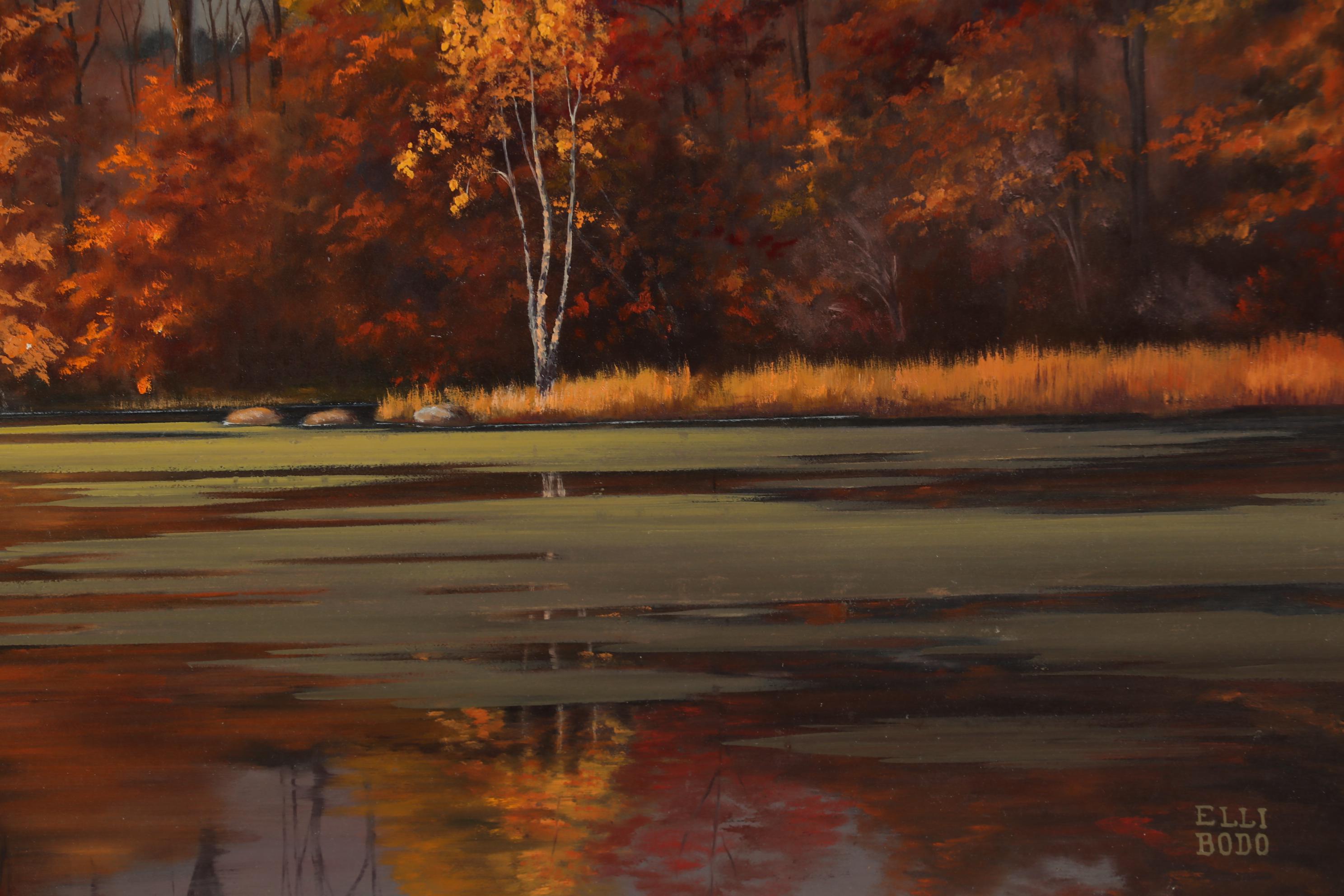 Elli Bodo Oil Painting "Autumn Reflections"