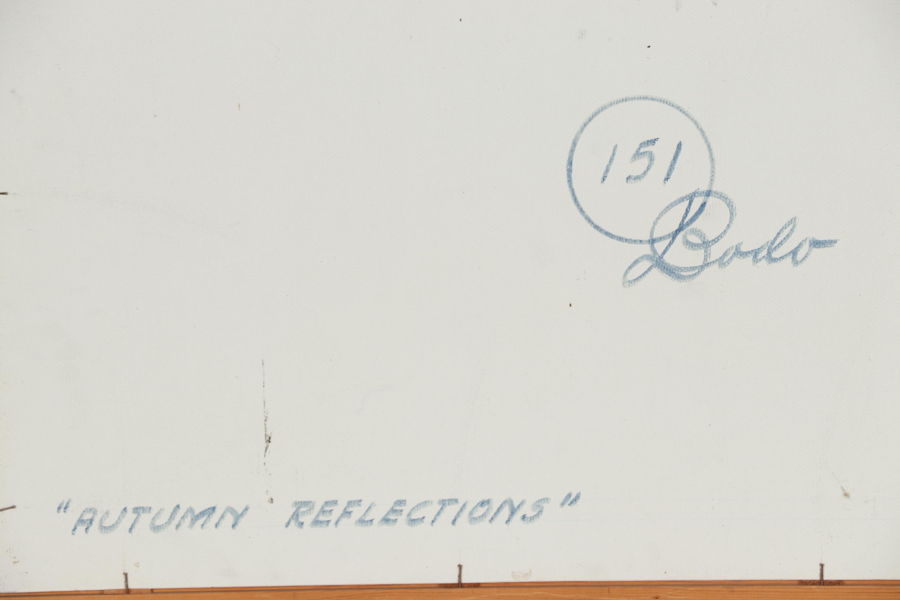 Elli Bodo Oil Painting "Autumn Reflections"