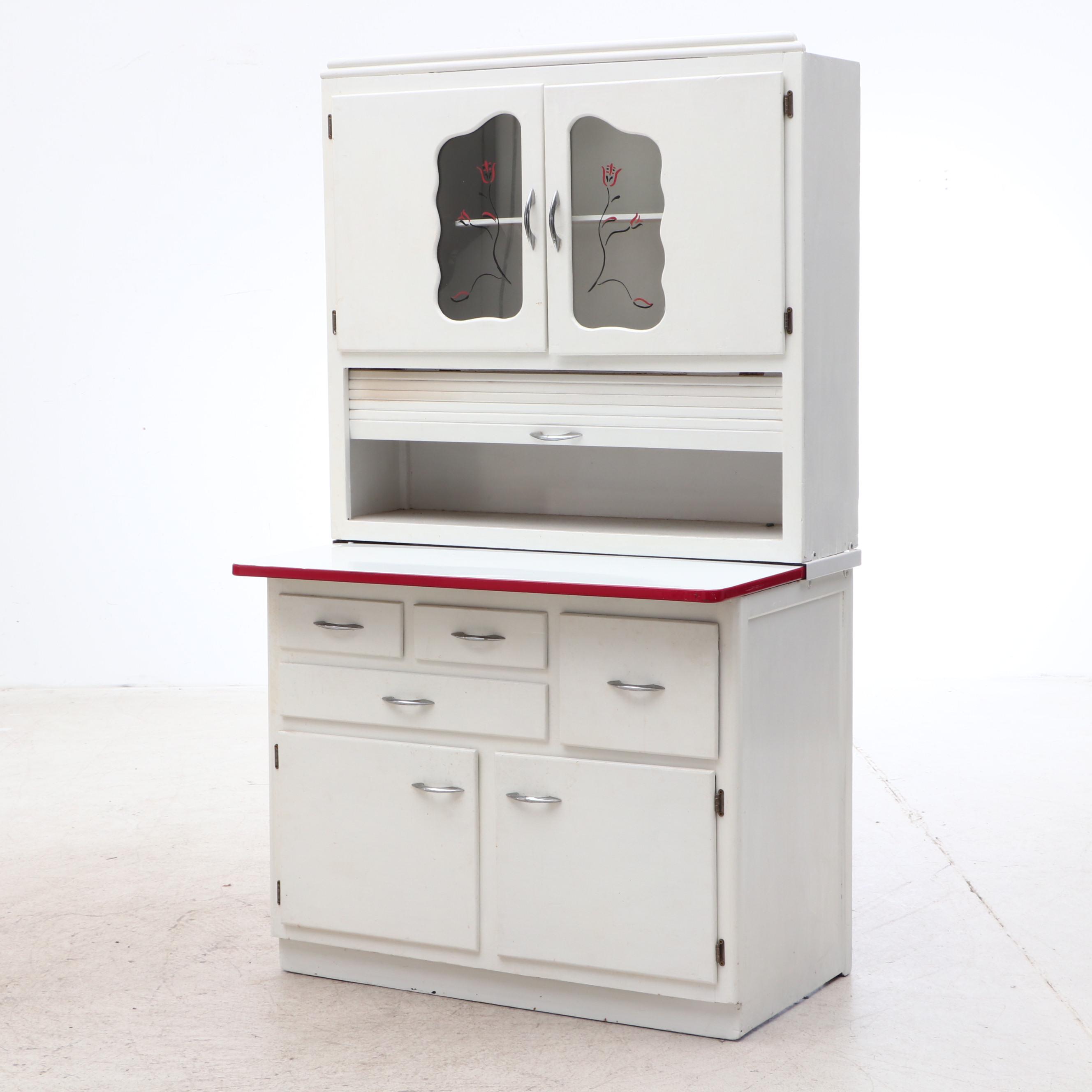 Scheirich Co. Hoosier Cabinet, Early 20th Century