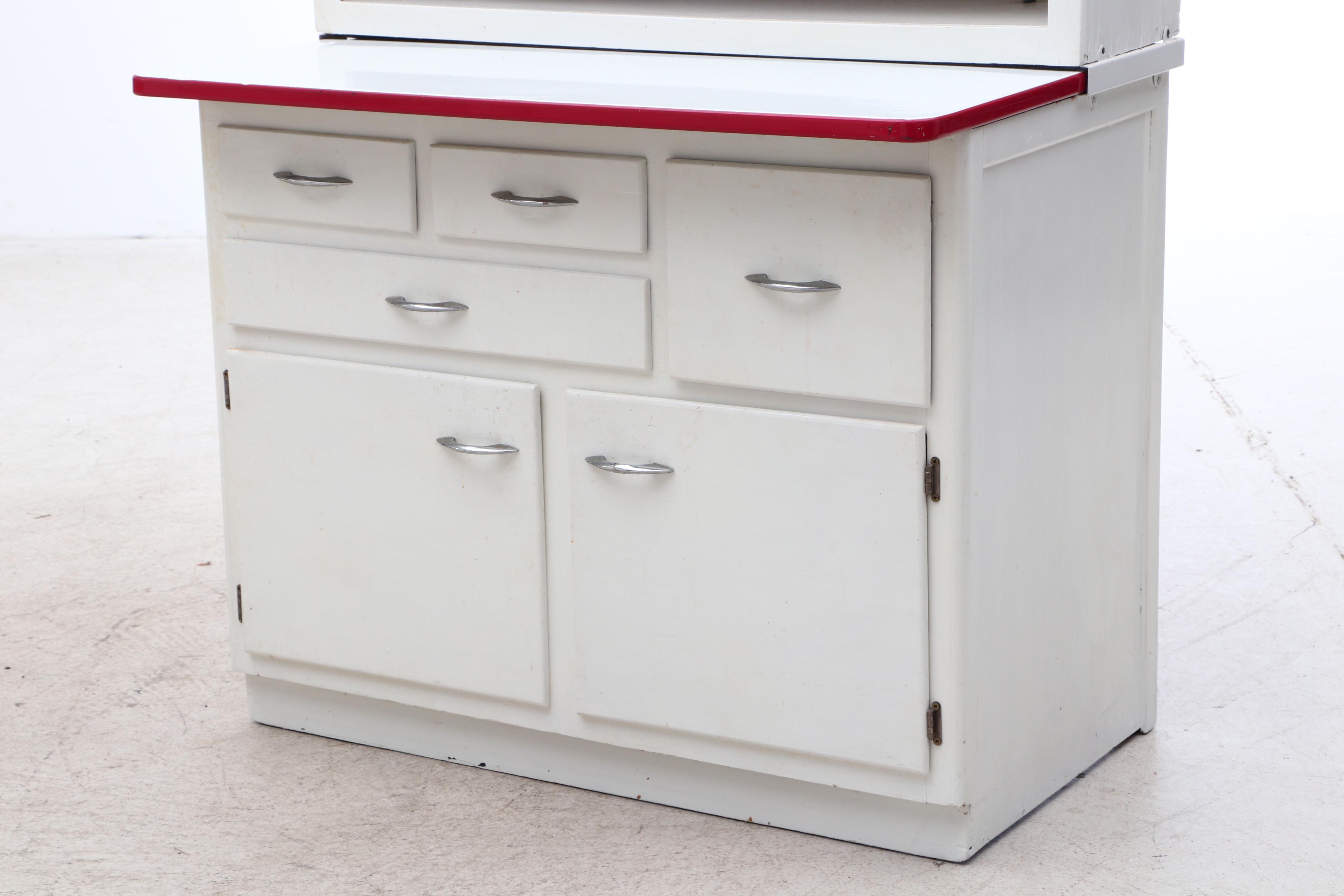 Scheirich Co. Hoosier Cabinet, Early 20th Century