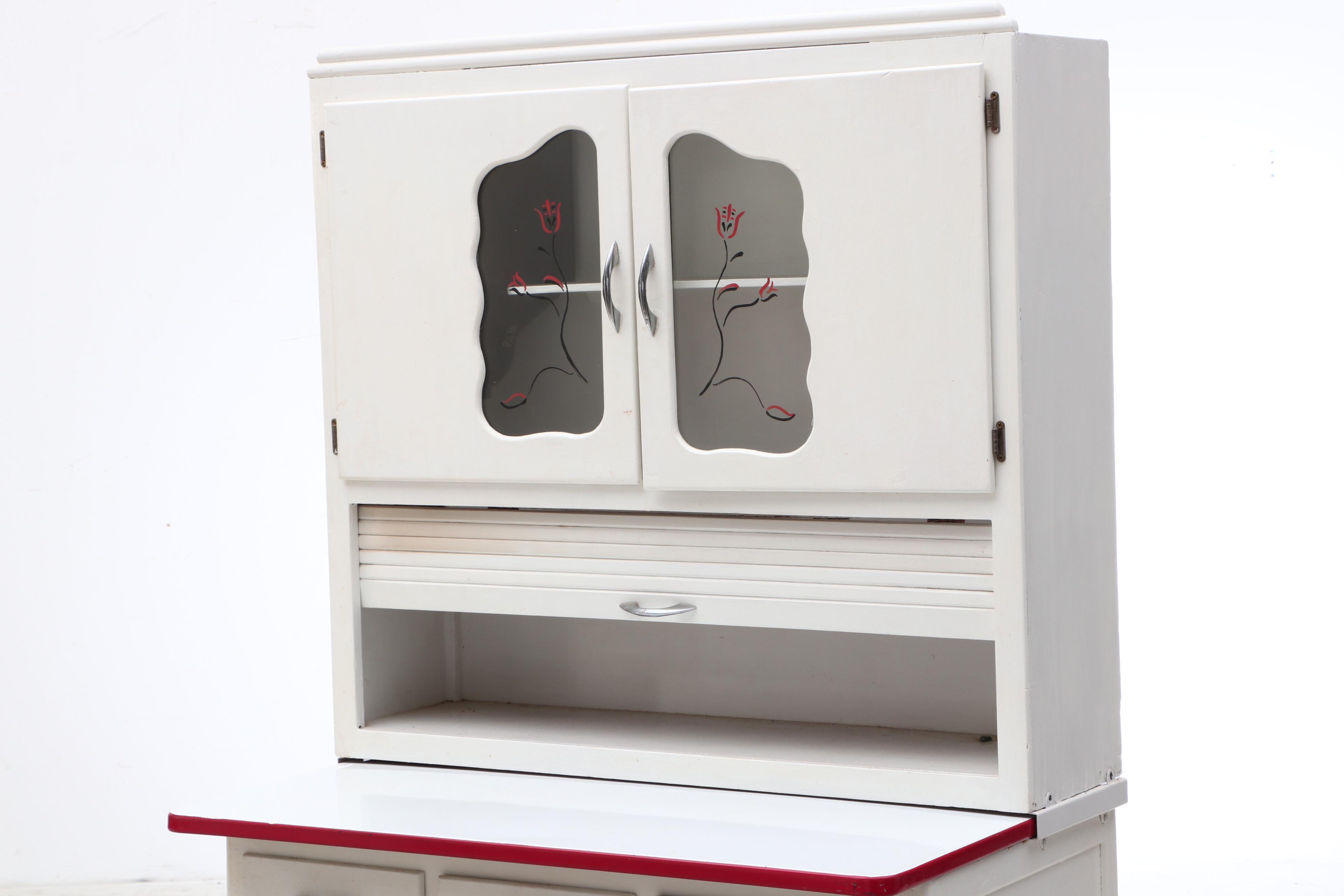 Scheirich Co. Hoosier Cabinet, Early 20th Century