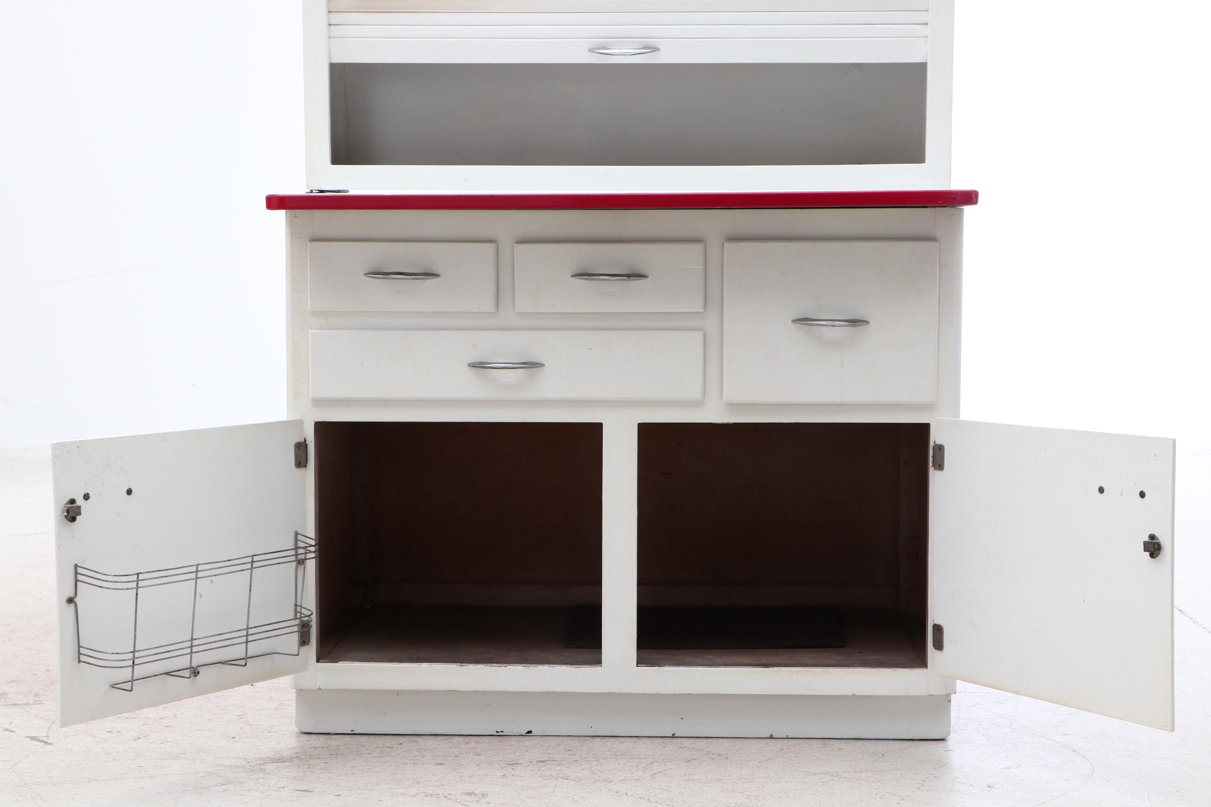 Scheirich Co. Hoosier Cabinet, Early 20th Century