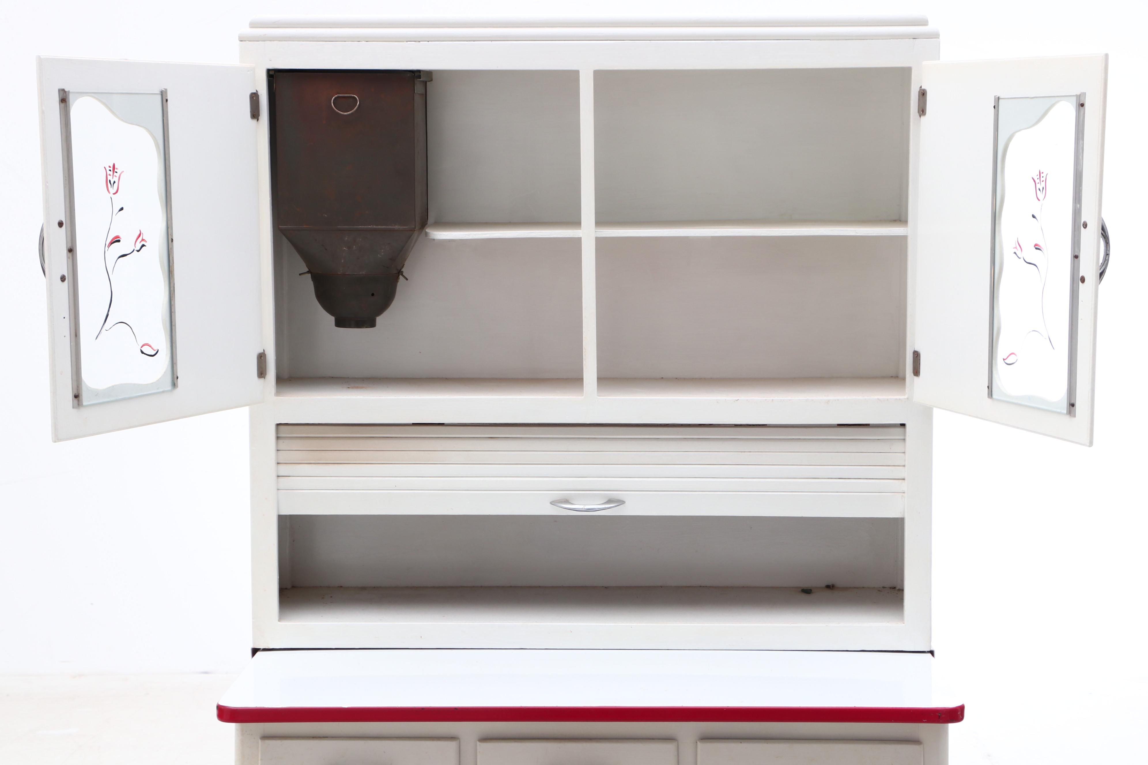 Scheirich Co. Hoosier Cabinet, Early 20th Century