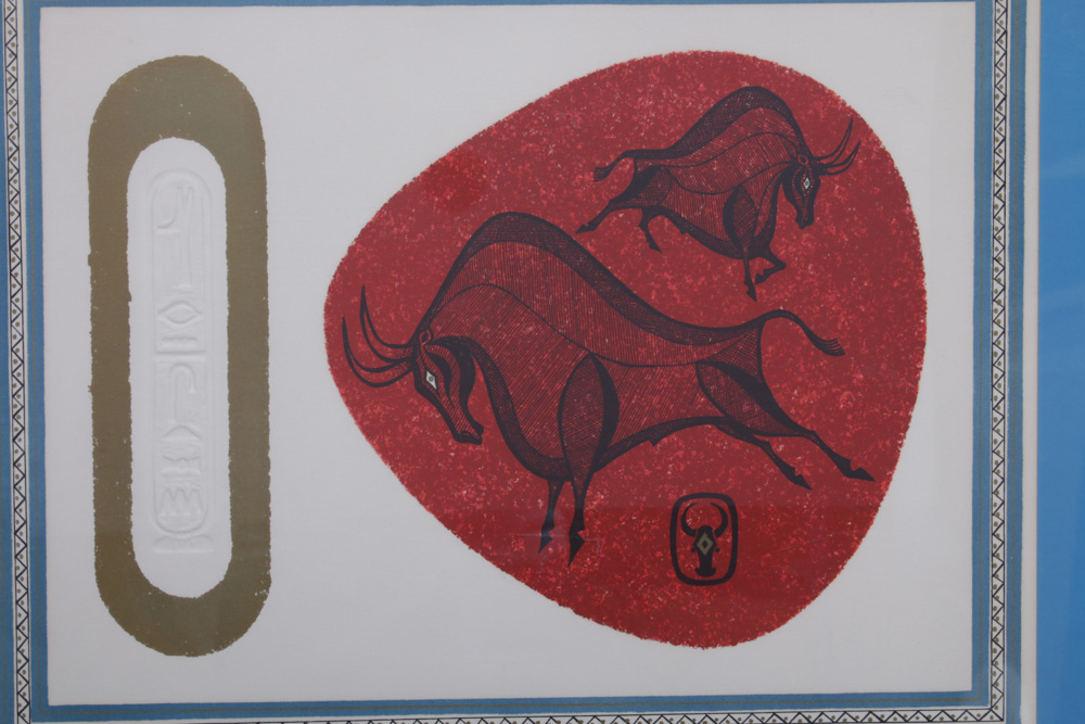 Keith Llewellyn DeCarlo Cast Paper Lithograph