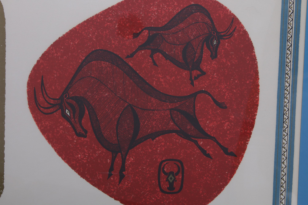 Keith Llewellyn DeCarlo Cast Paper Lithograph