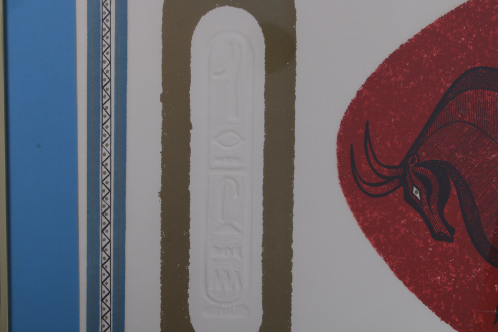 Keith Llewellyn DeCarlo Cast Paper Lithograph