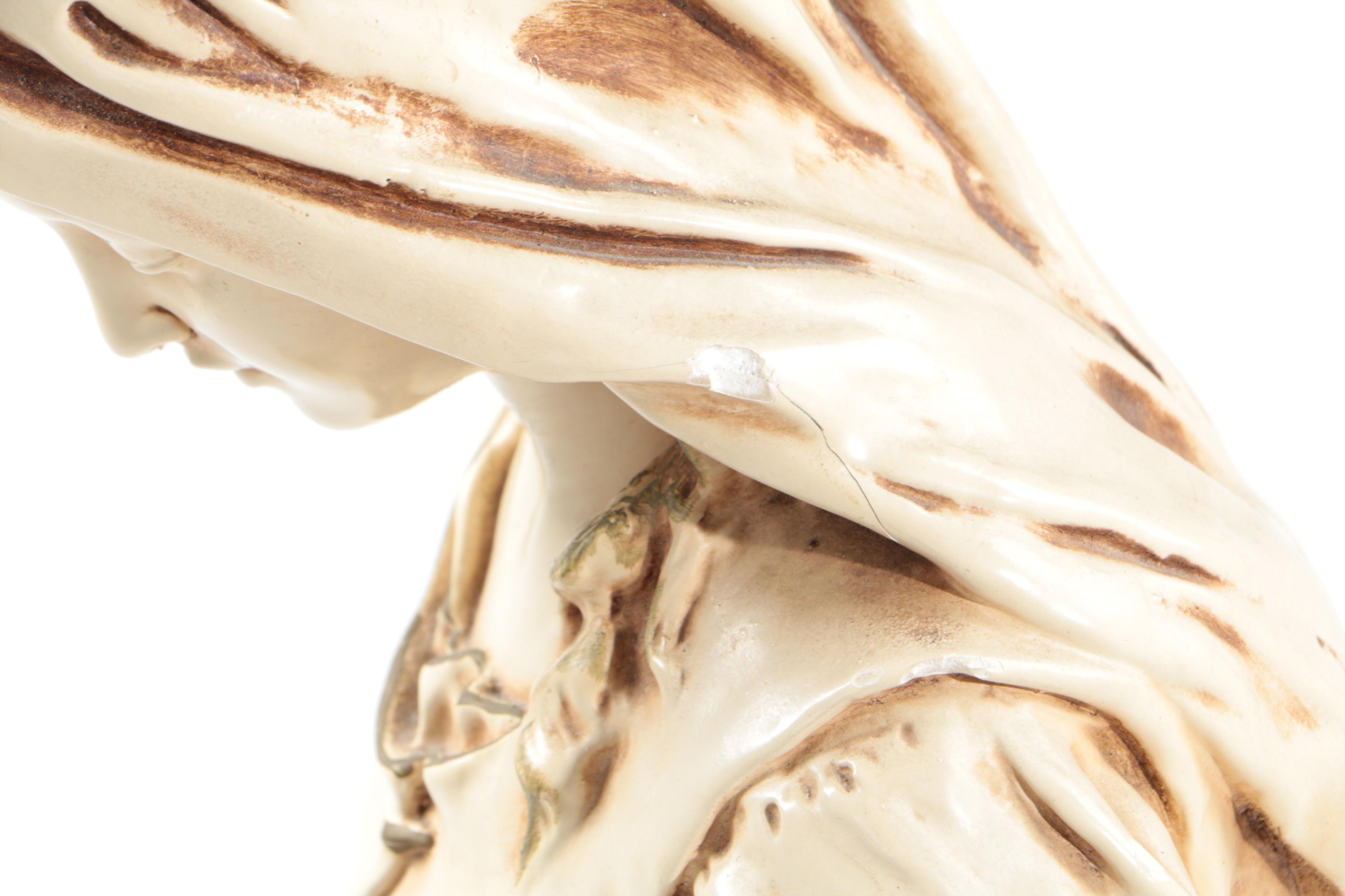 Alexander Backer Company Chalkware Sculpture after Émile Edward Peynot