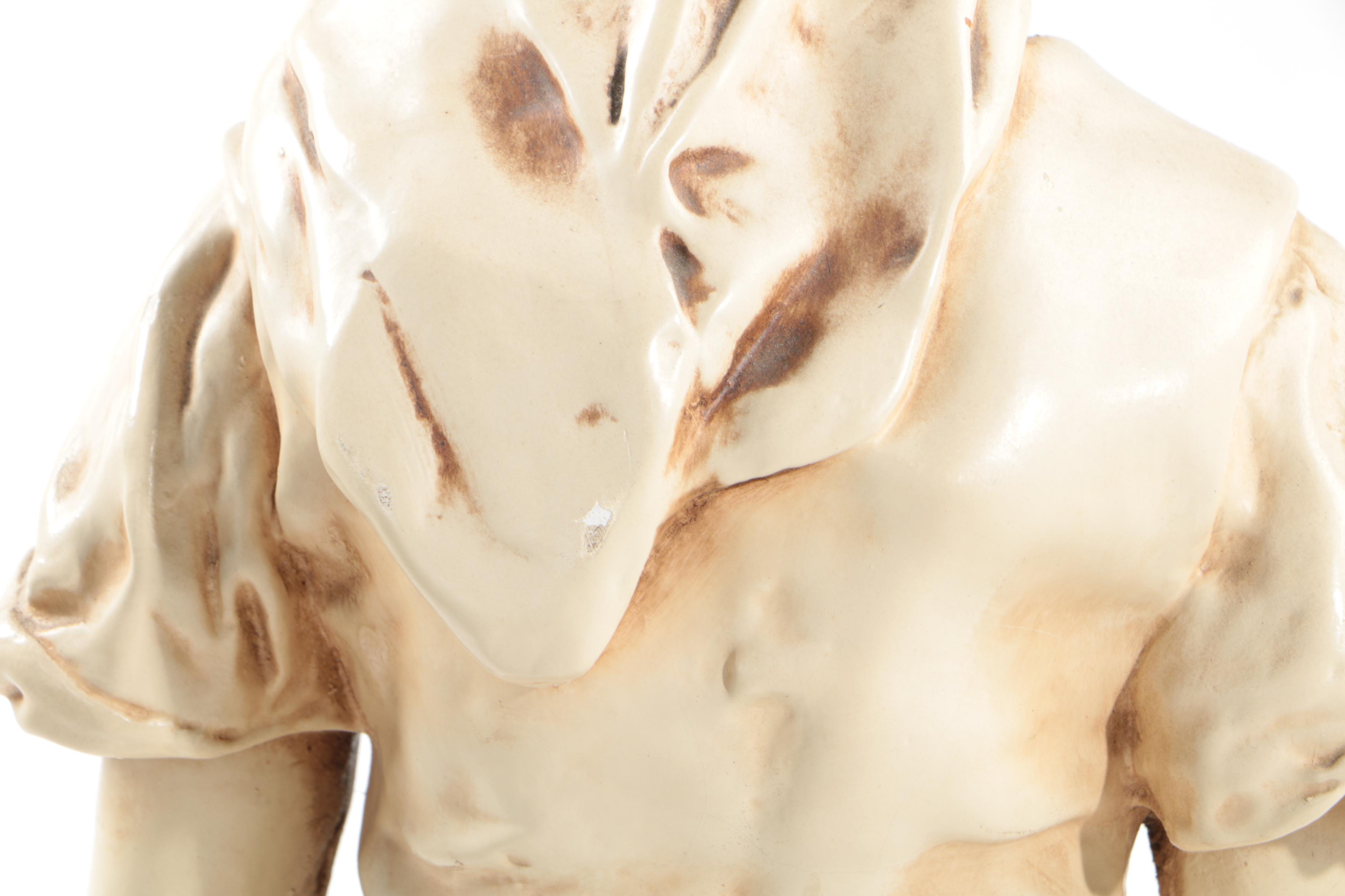 Alexander Backer Company Chalkware Sculpture after Émile Edward Peynot