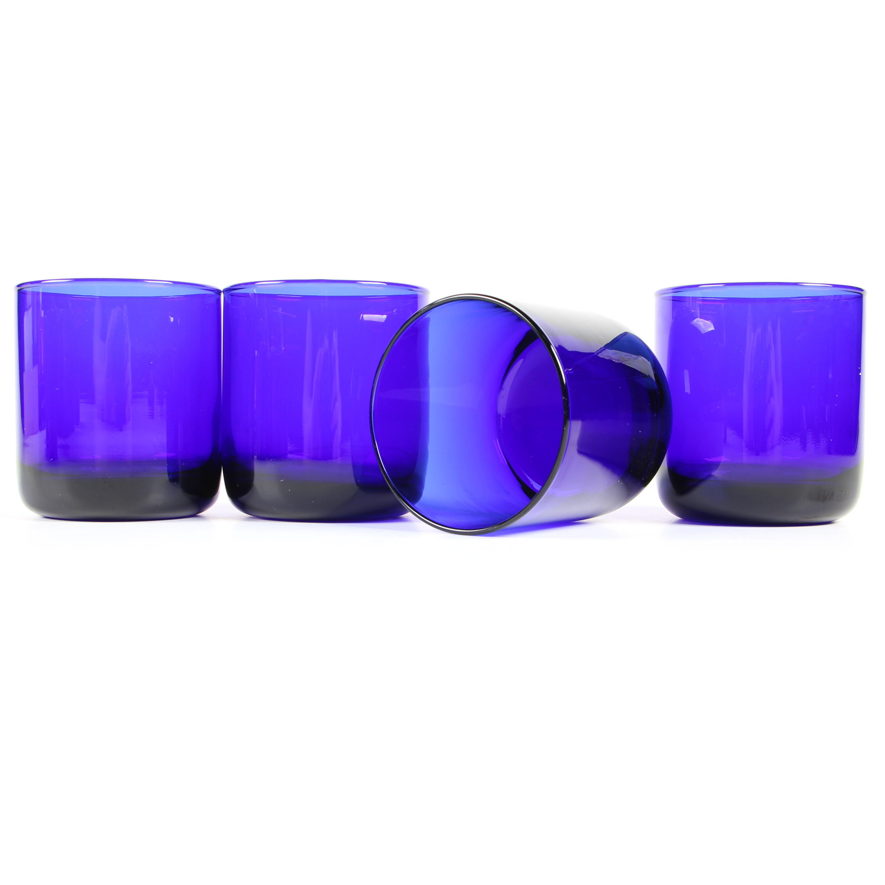 Libbey Cobalt Blue Glass Tumblers
