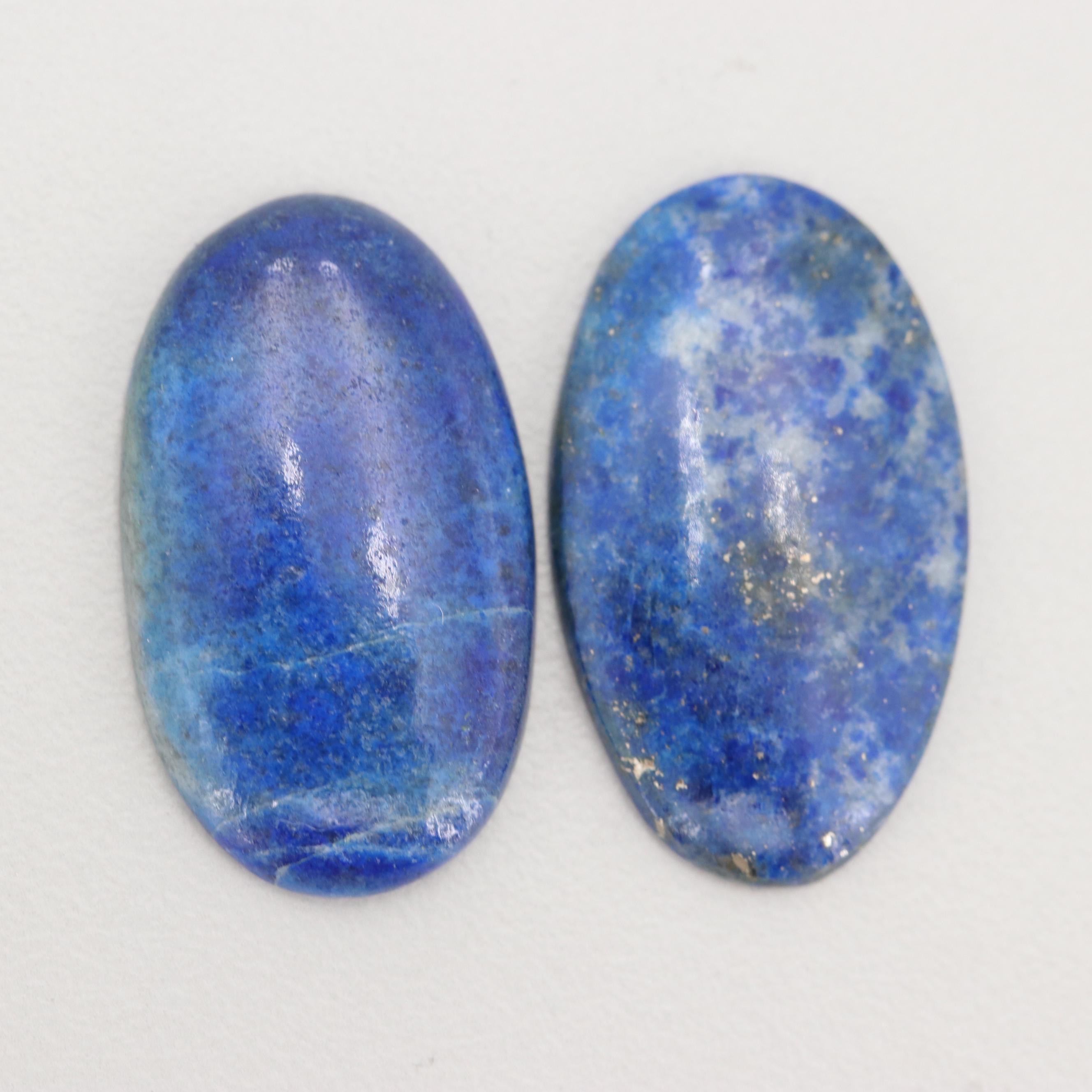 Loose Natural Lapis Lazuli Oval Cabochon