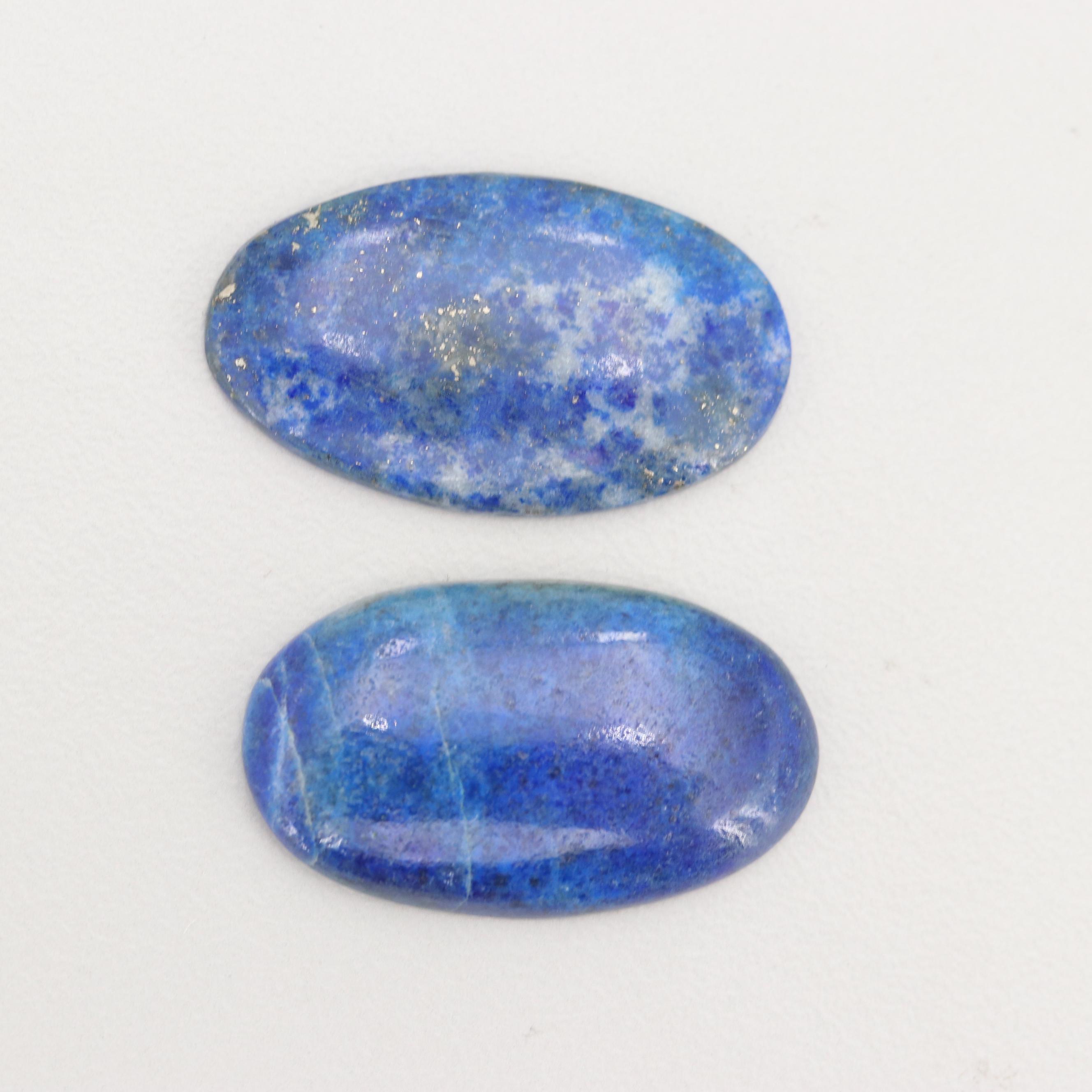 Loose Natural Lapis Lazuli Oval Cabochon