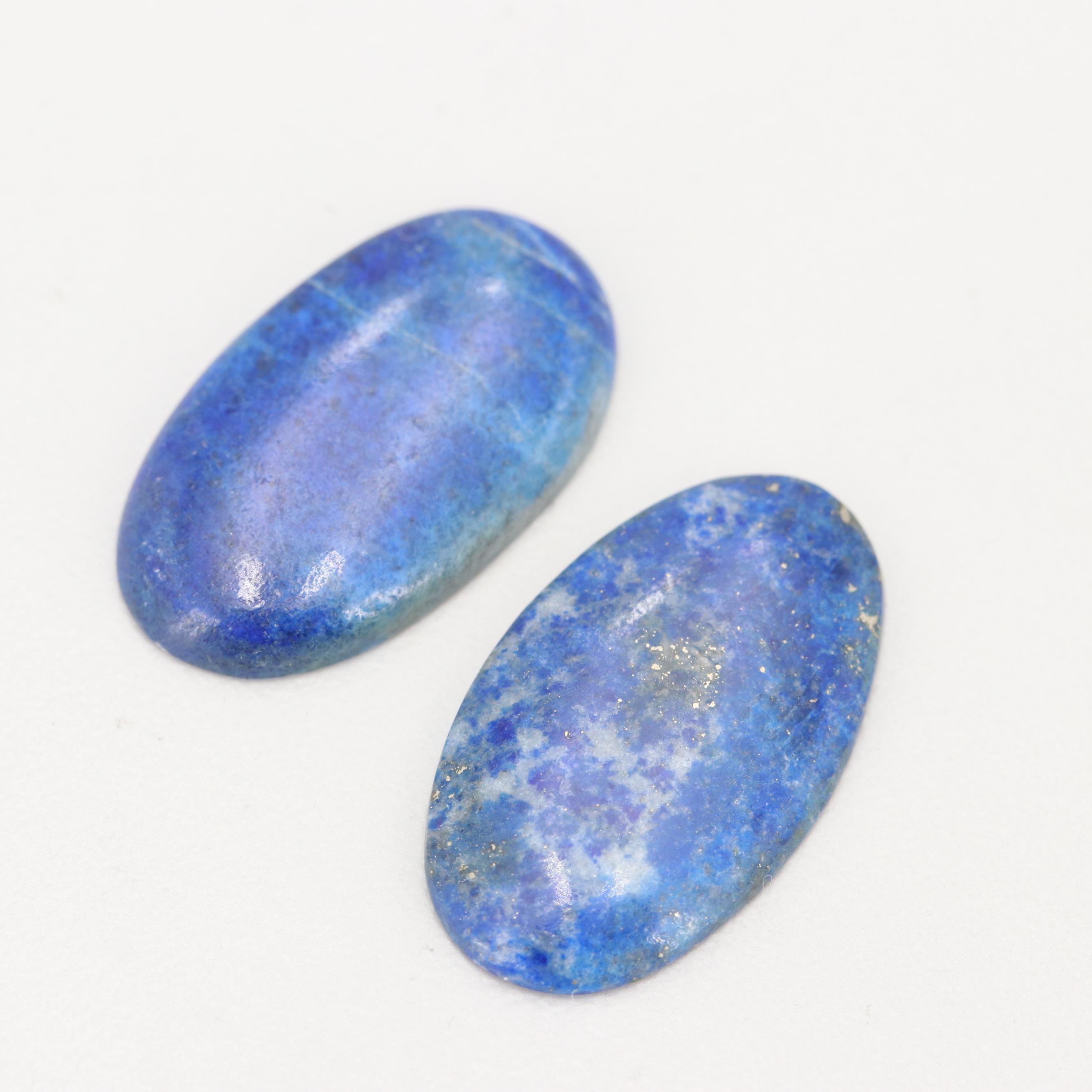 Loose Natural Lapis Lazuli Oval Cabochon